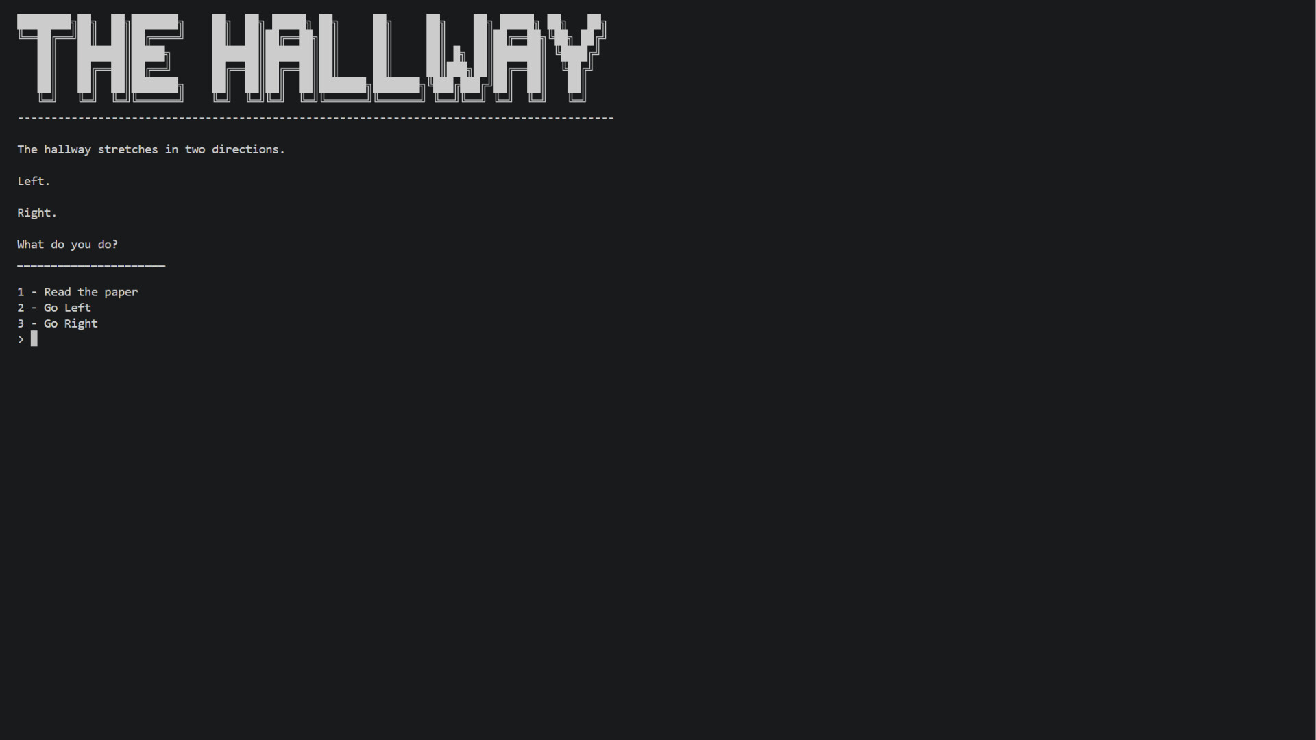 THE HALLWAY screenshot 1