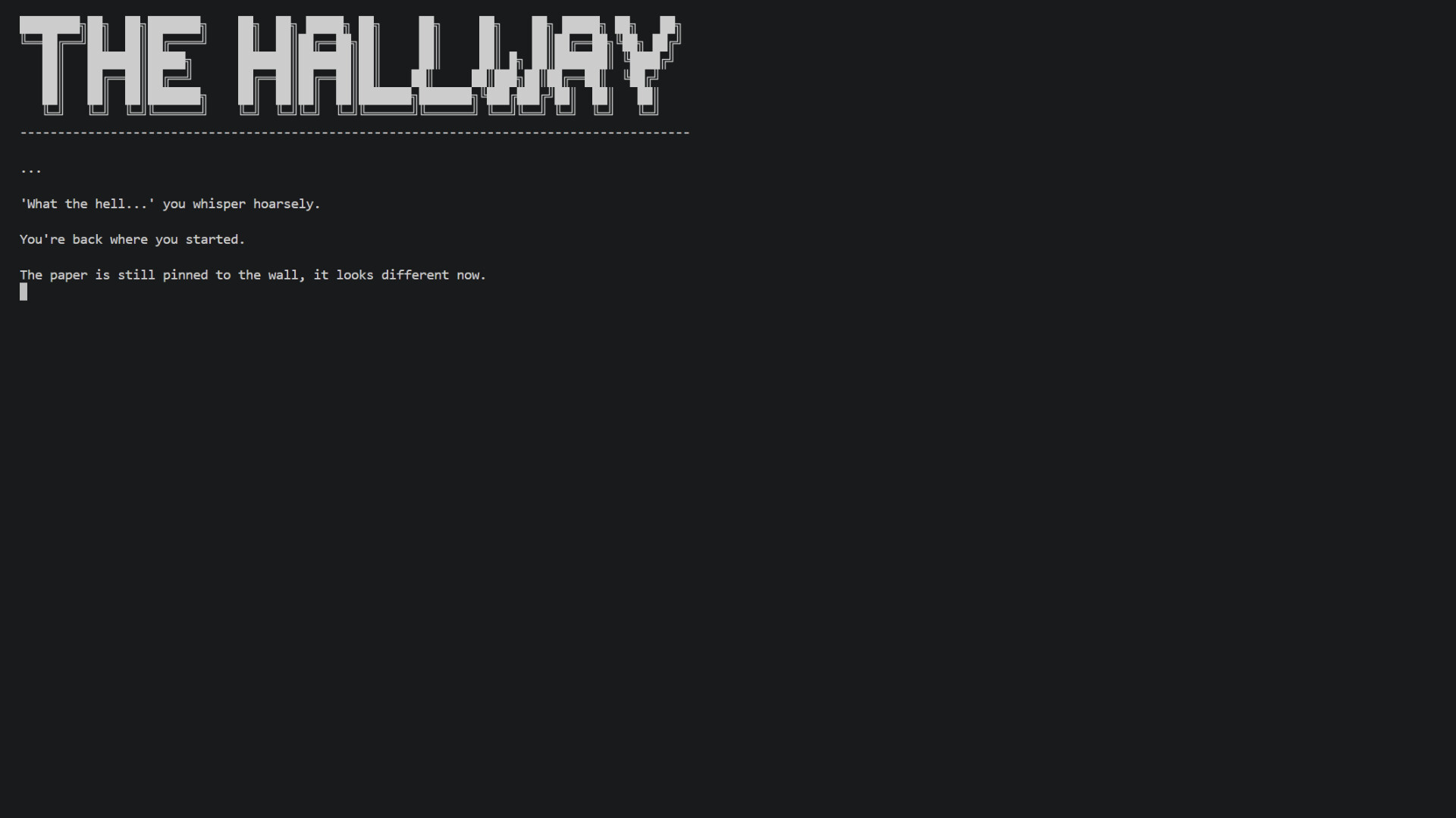 THE HALLWAY screenshot 5
