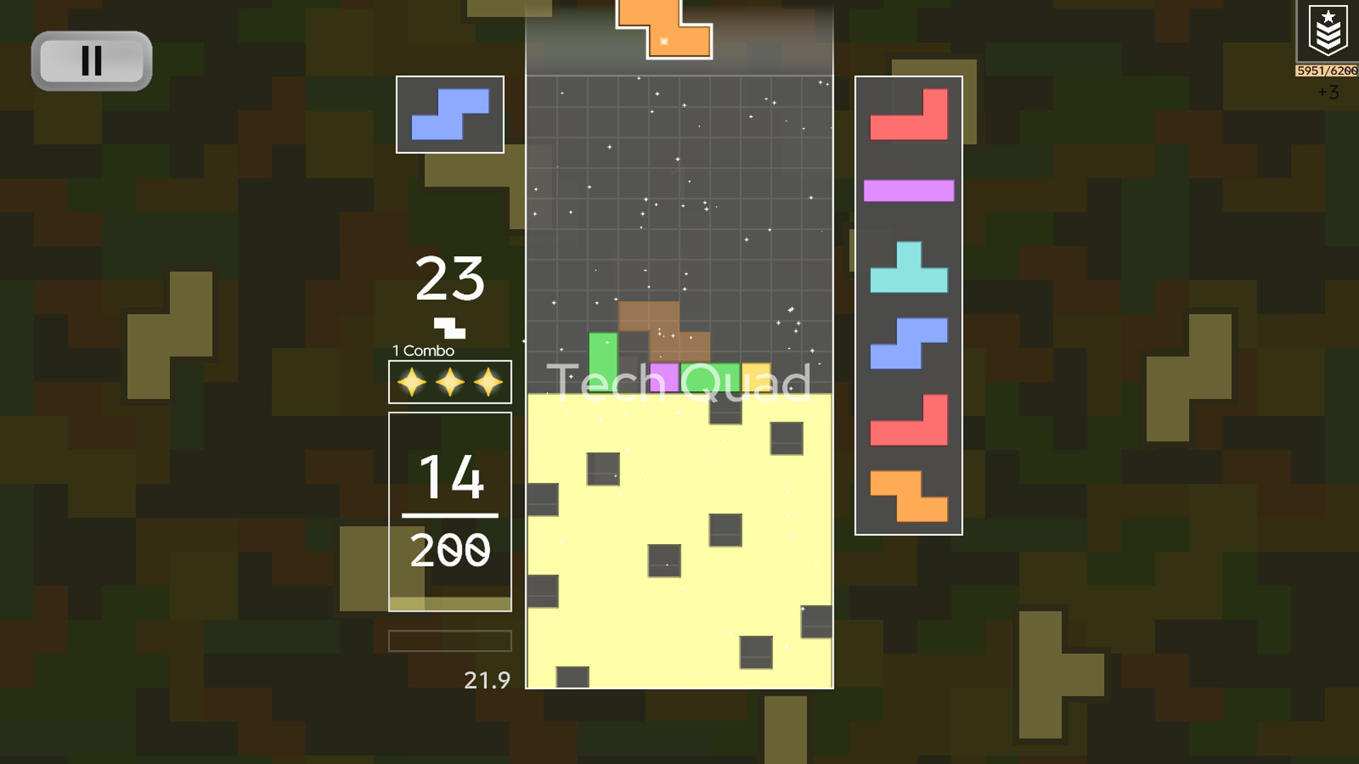 Techmino-Downstacking screenshot 2