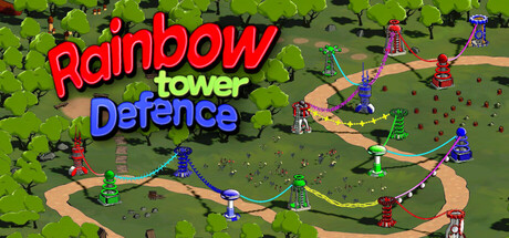 Rainbow Tower Defense — Steam header