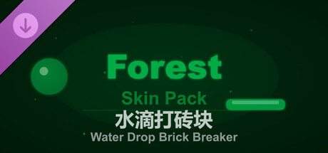 Water Drop Brick Breaker - Forest Skin Pack