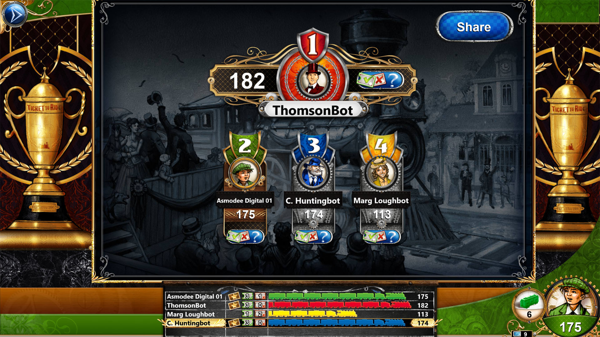 Ticket to Ride - Pennsylvania screenshot 2