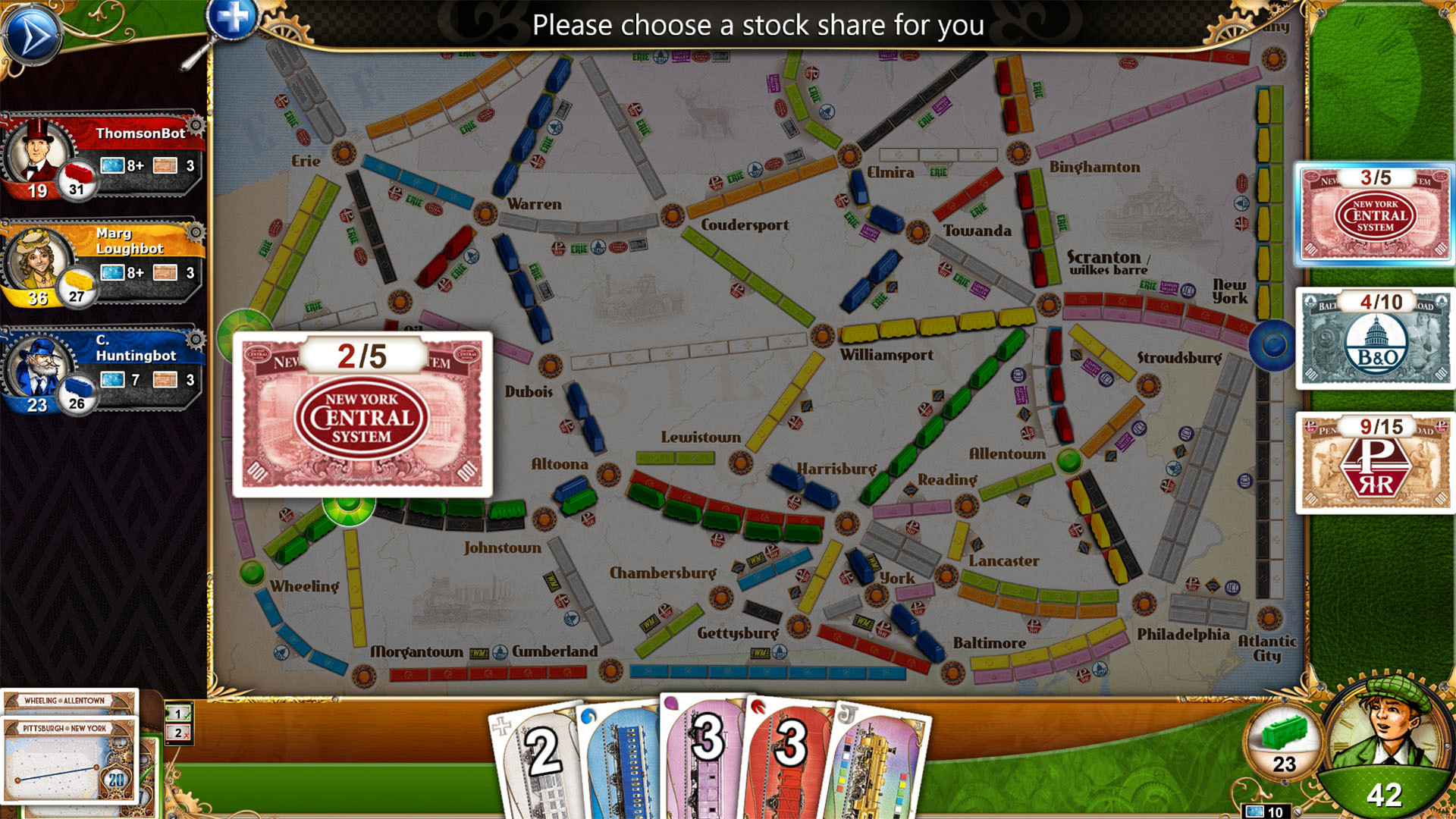 Ticket to Ride - Pennsylvania screenshot 6