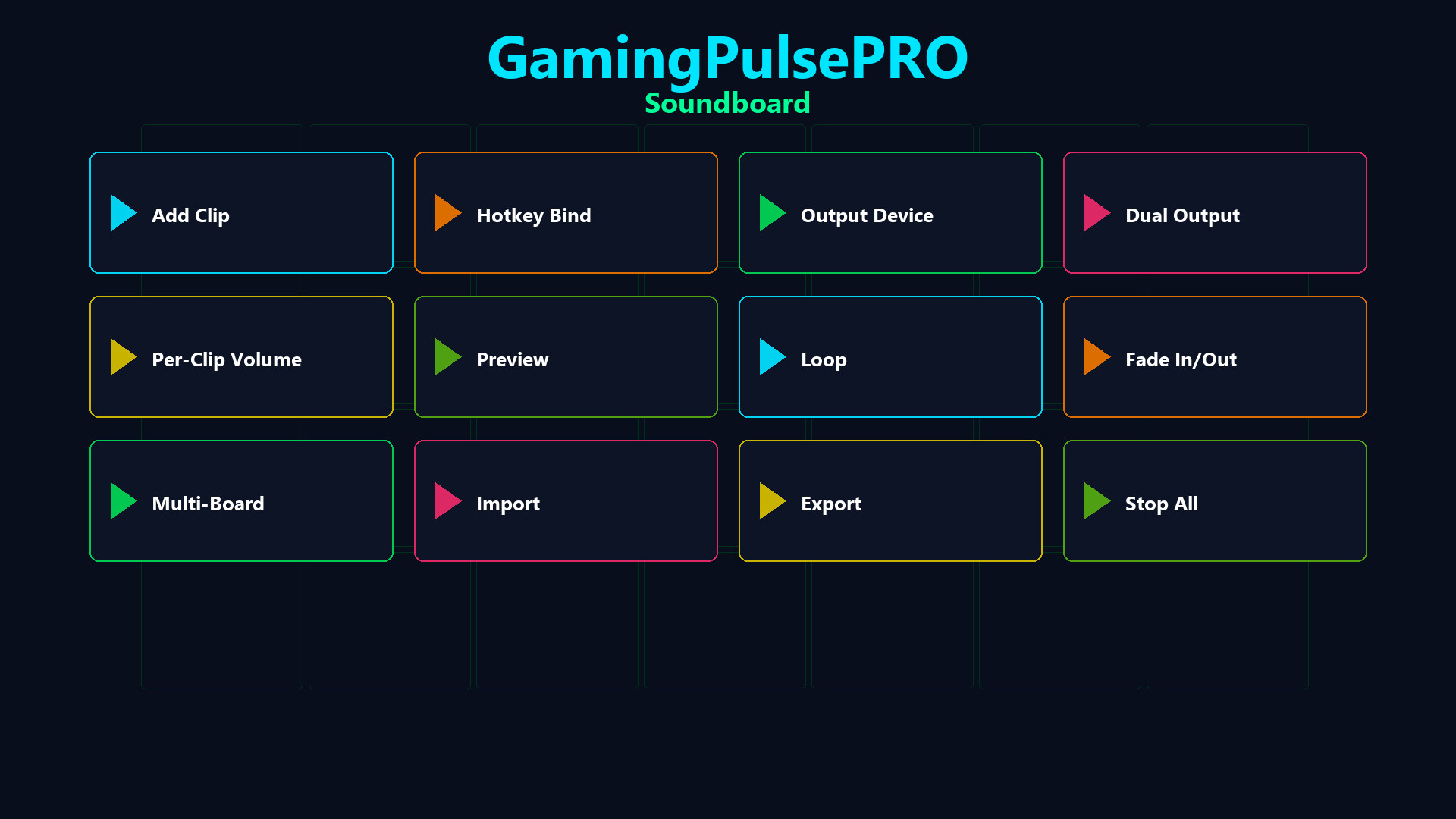 GamingPulsePRO — Soundboard screenshot 1