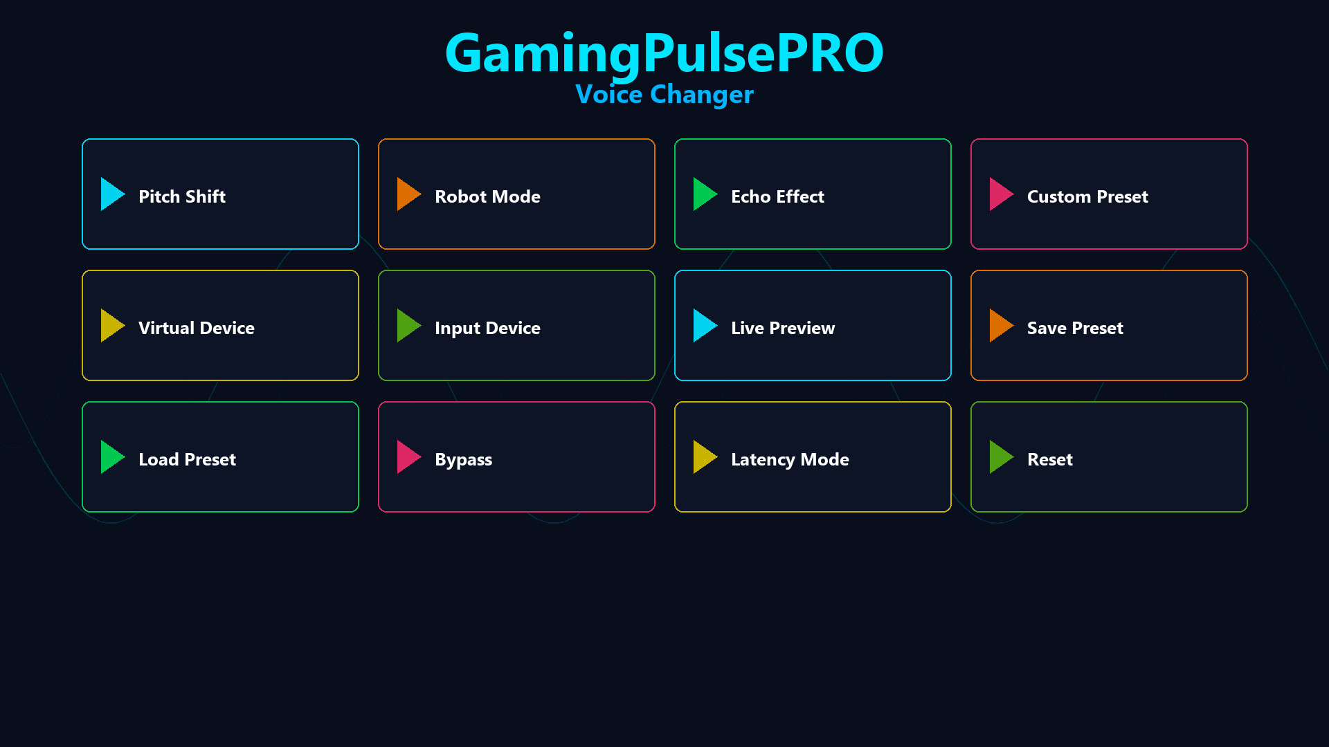 GamingPulsePRO — Voice Changer screenshot 1