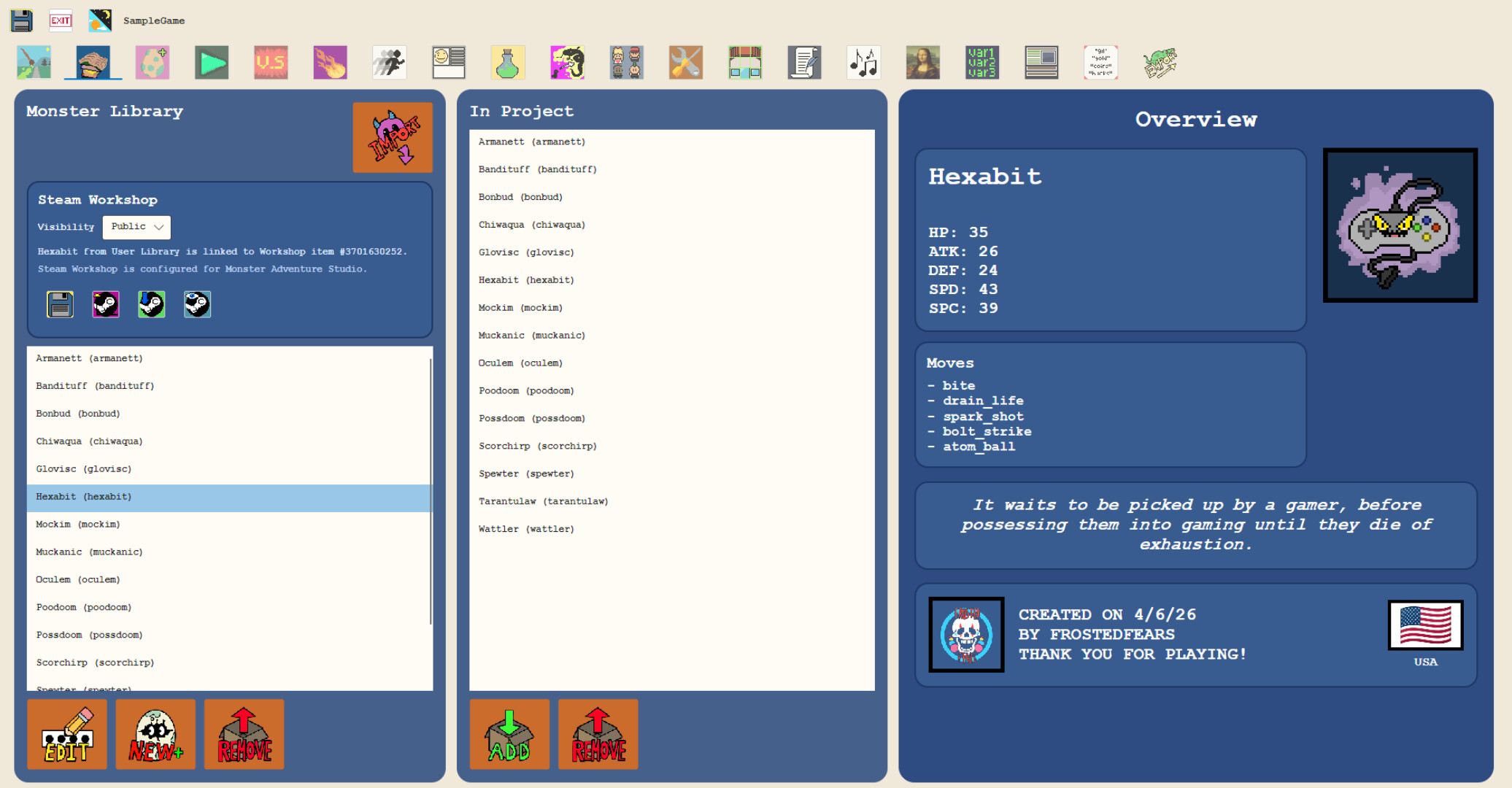 Monster Adventure Studio screenshot 9