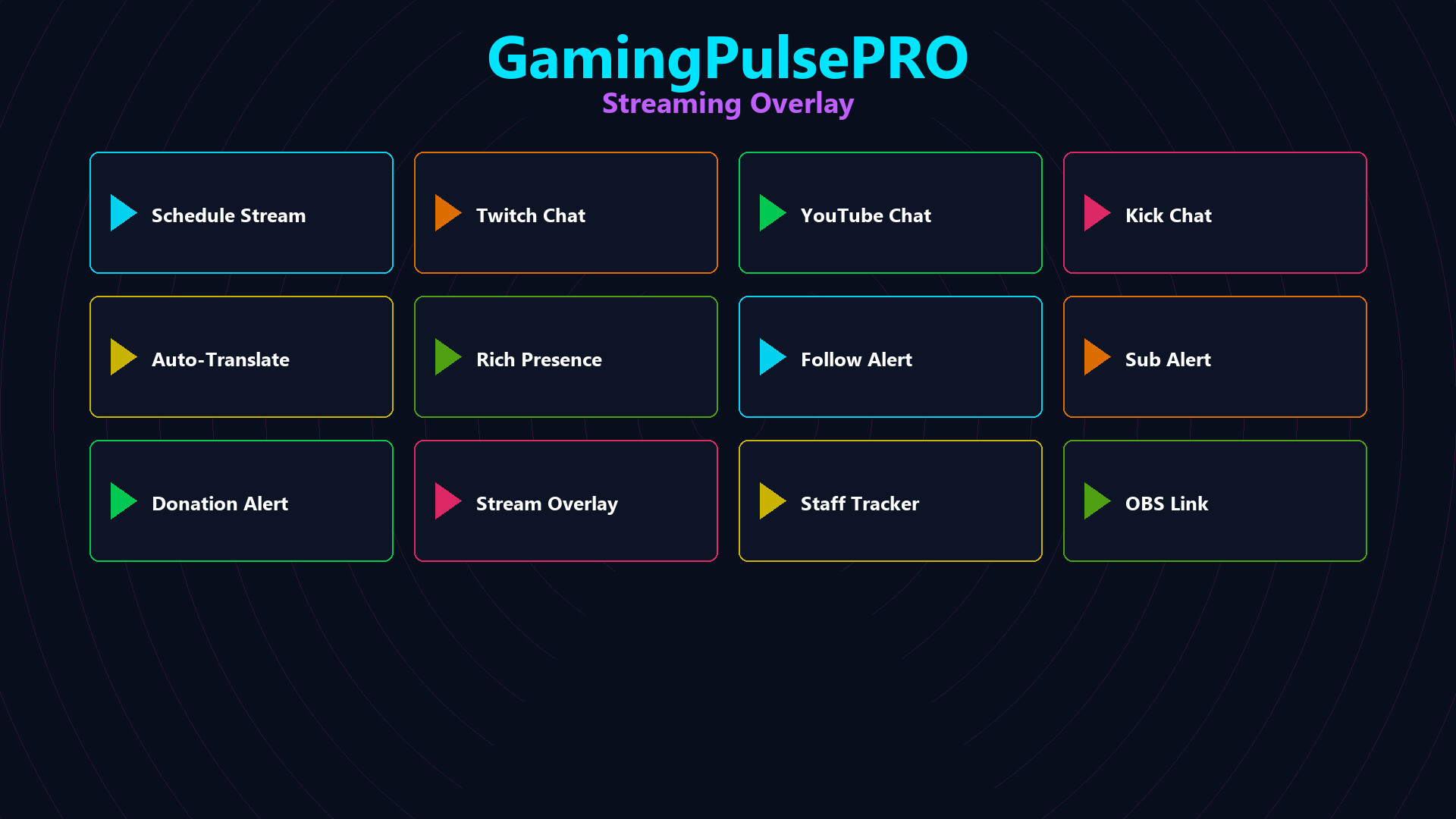 GamingPulsePRO - Streaming Overlay screenshot 1