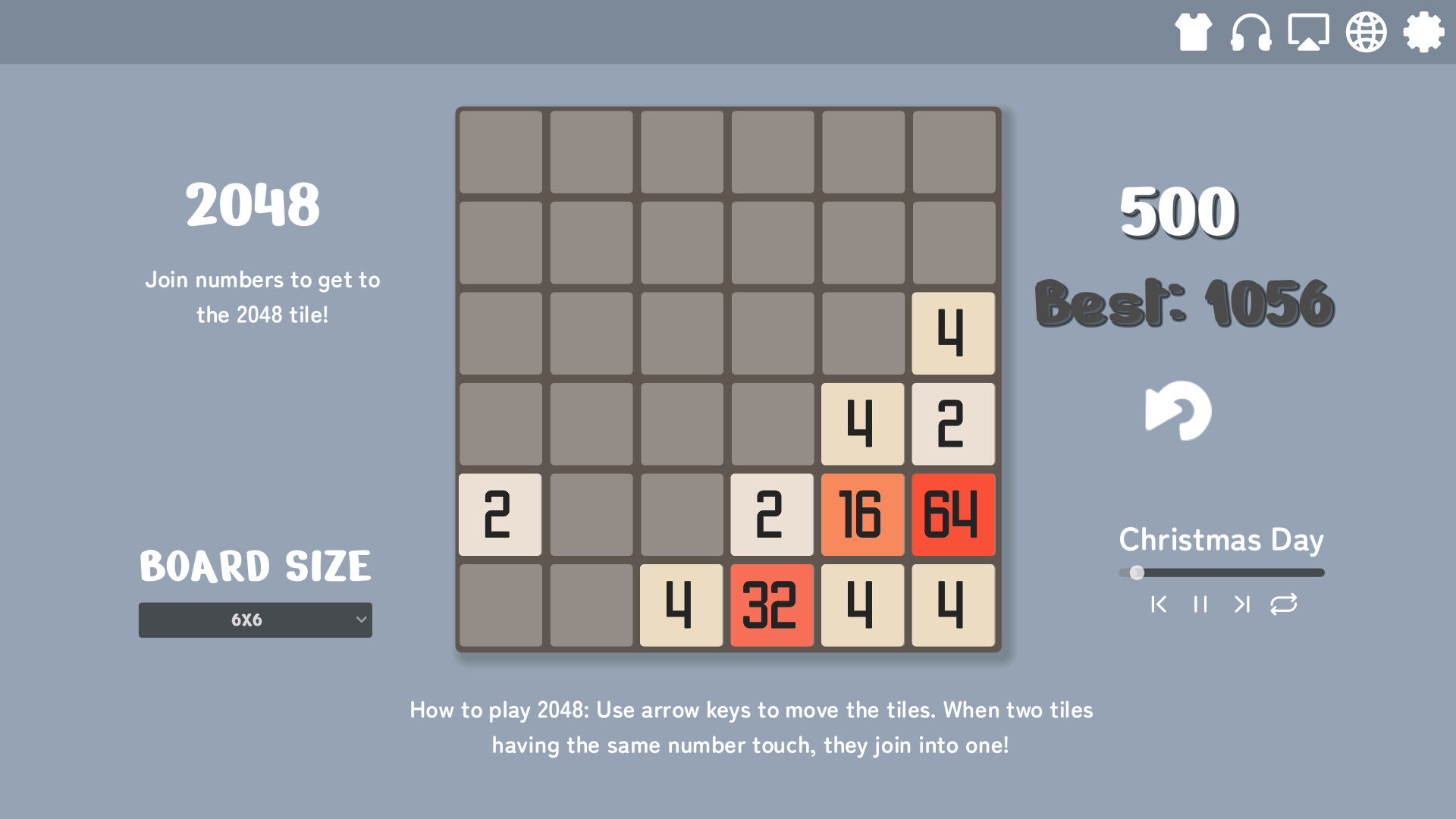 Monotone 2048 screenshot 3
