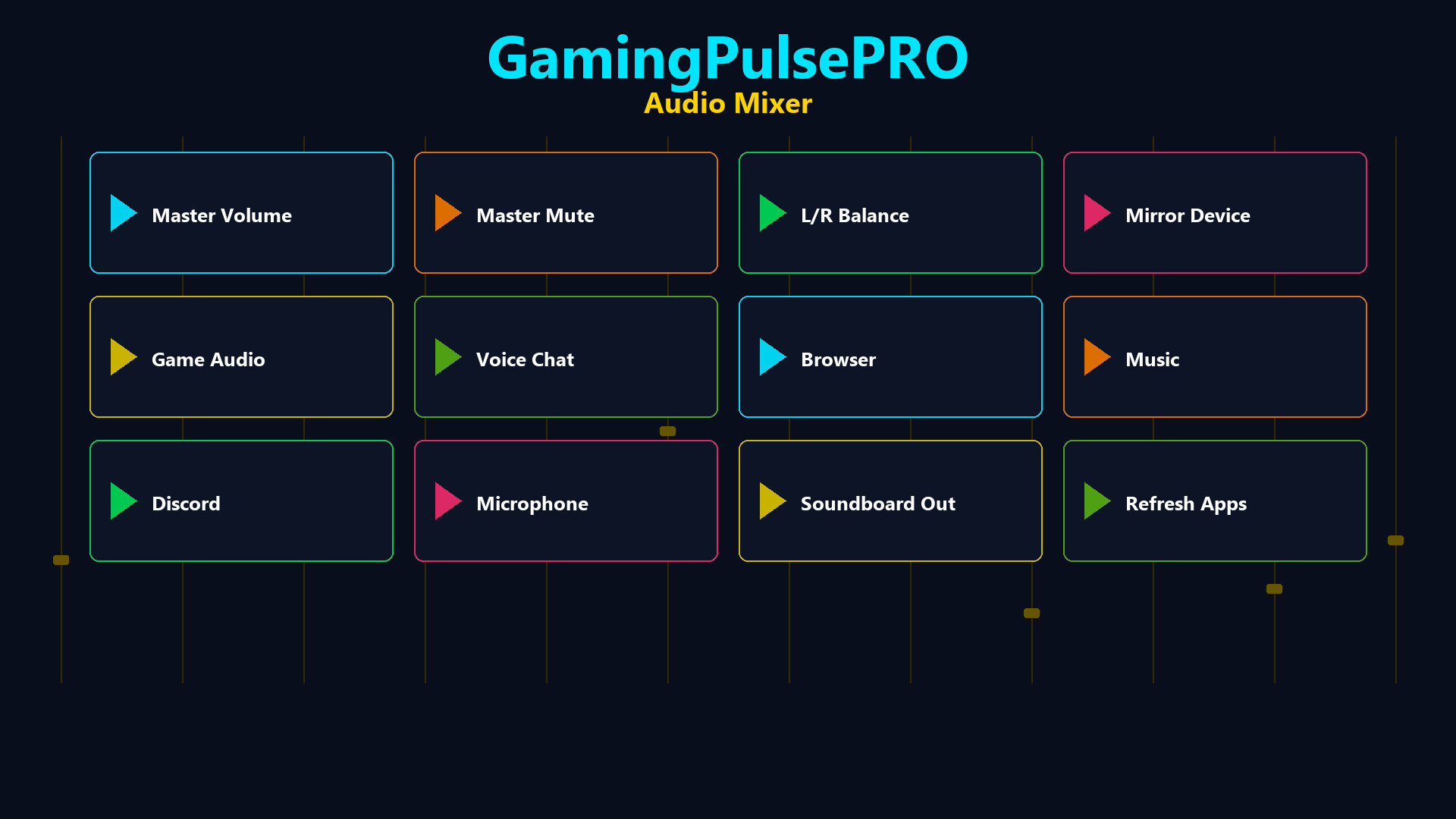 GamingPulsePRO - Audio Mixer screenshot 1