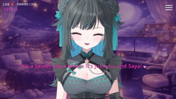 Secret Stream ASMR with Saya: Just the Two of Us screenshot 1