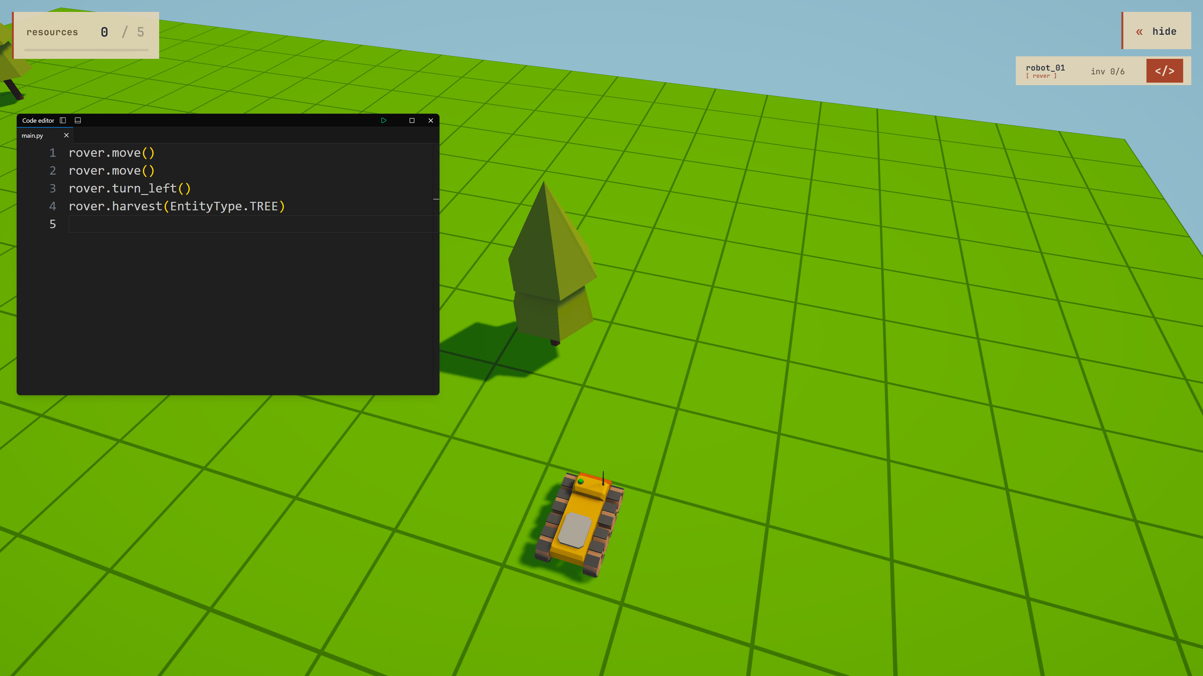 import robots screenshot 2