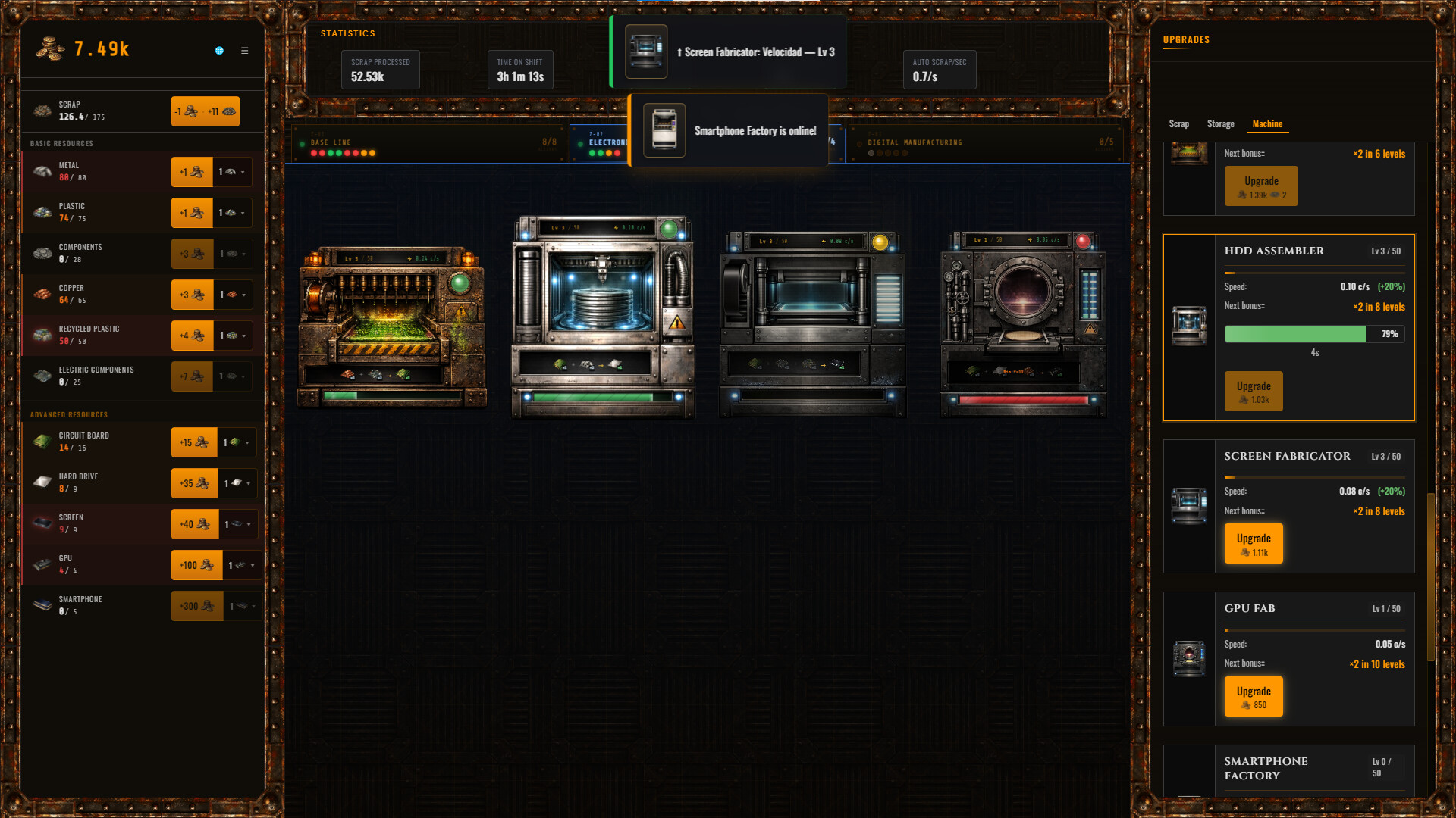 Scrap Yard Idle screenshot 5