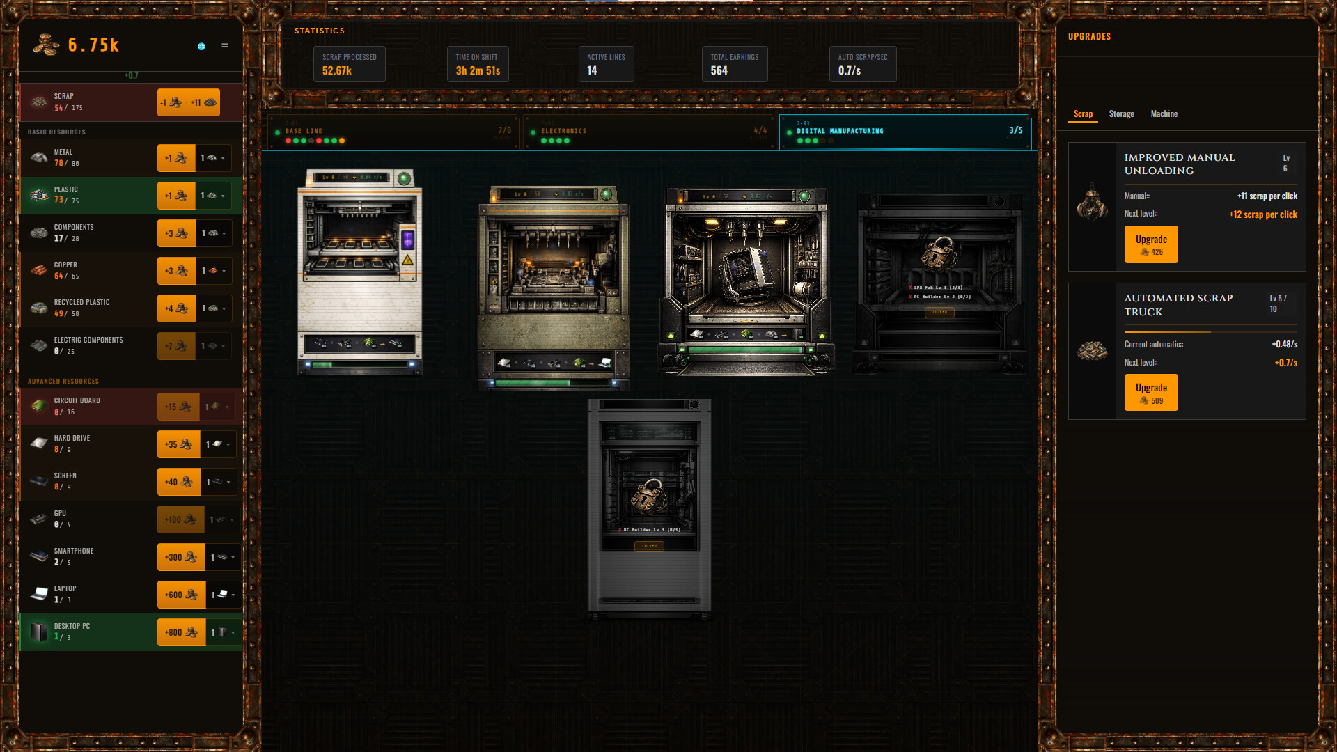 Scrap Yard Idle screenshot 3