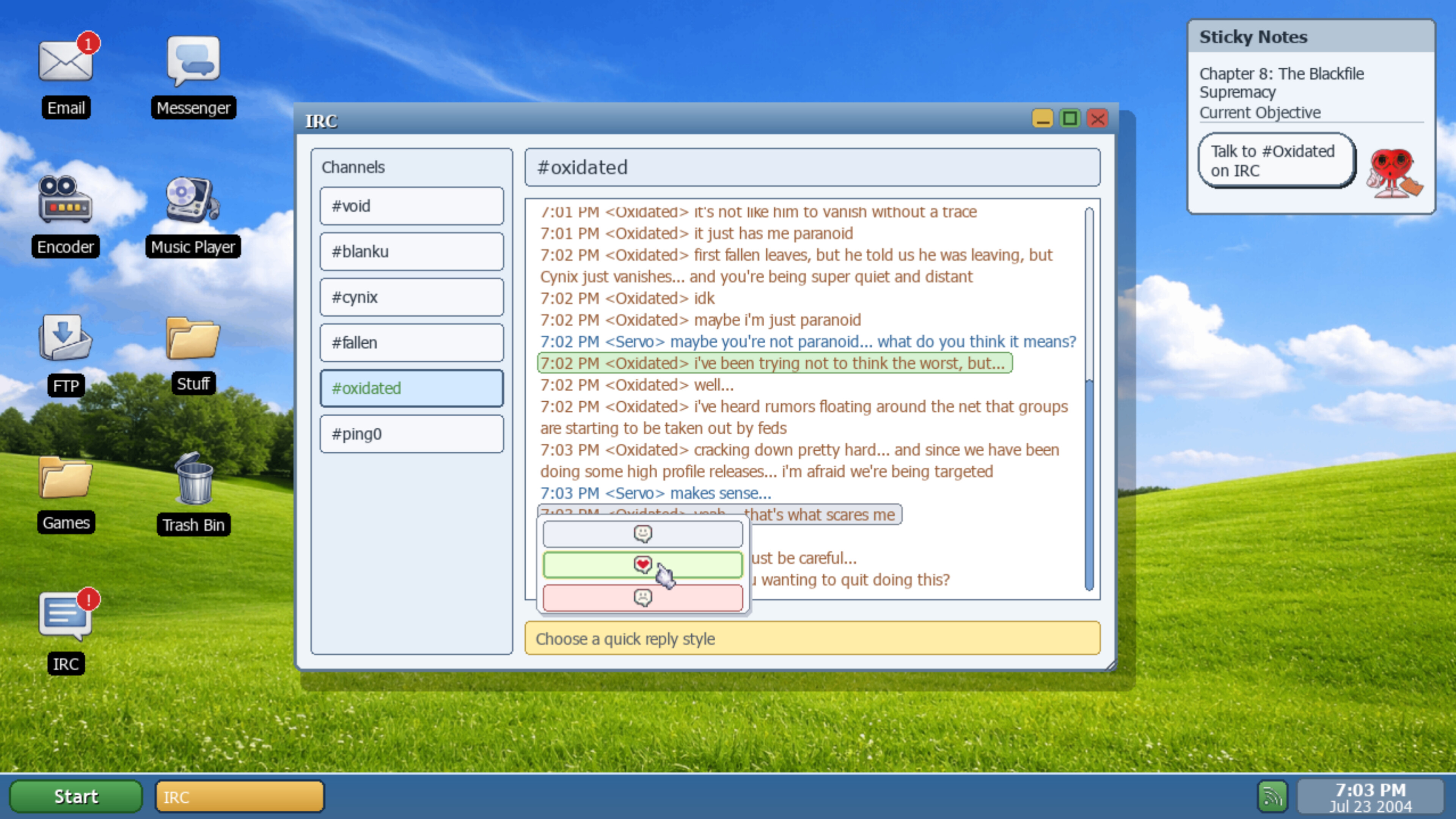 LifeSimOS screenshot 2