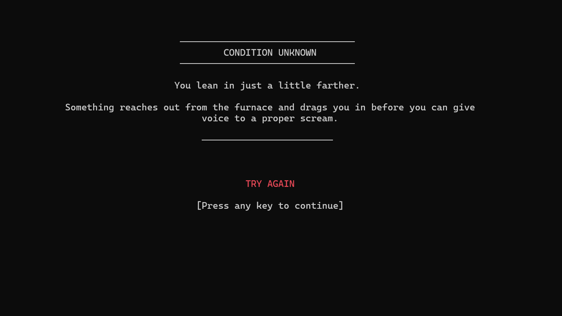 Condition Unknown screenshot 2