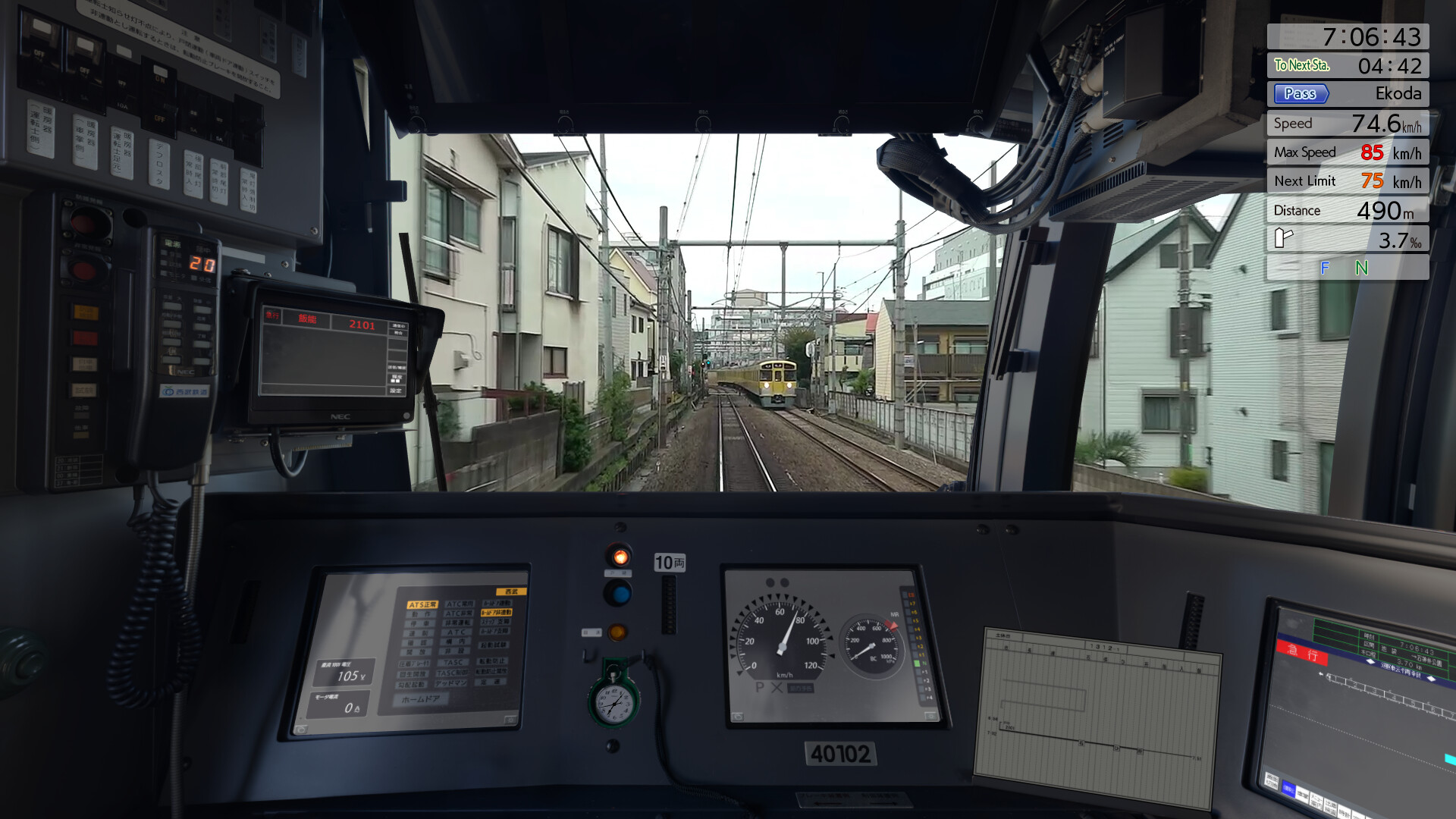 JR EAST Train Simulator: Seibu Railway (Ikebukuro to Hannō) 40000 Series screenshot 12