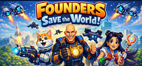 Founders Save The World — Steam header