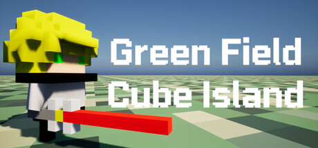 Green Field Cube Island — Steam header
