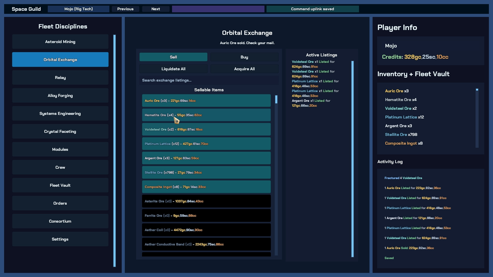 Space Guild screenshot 3