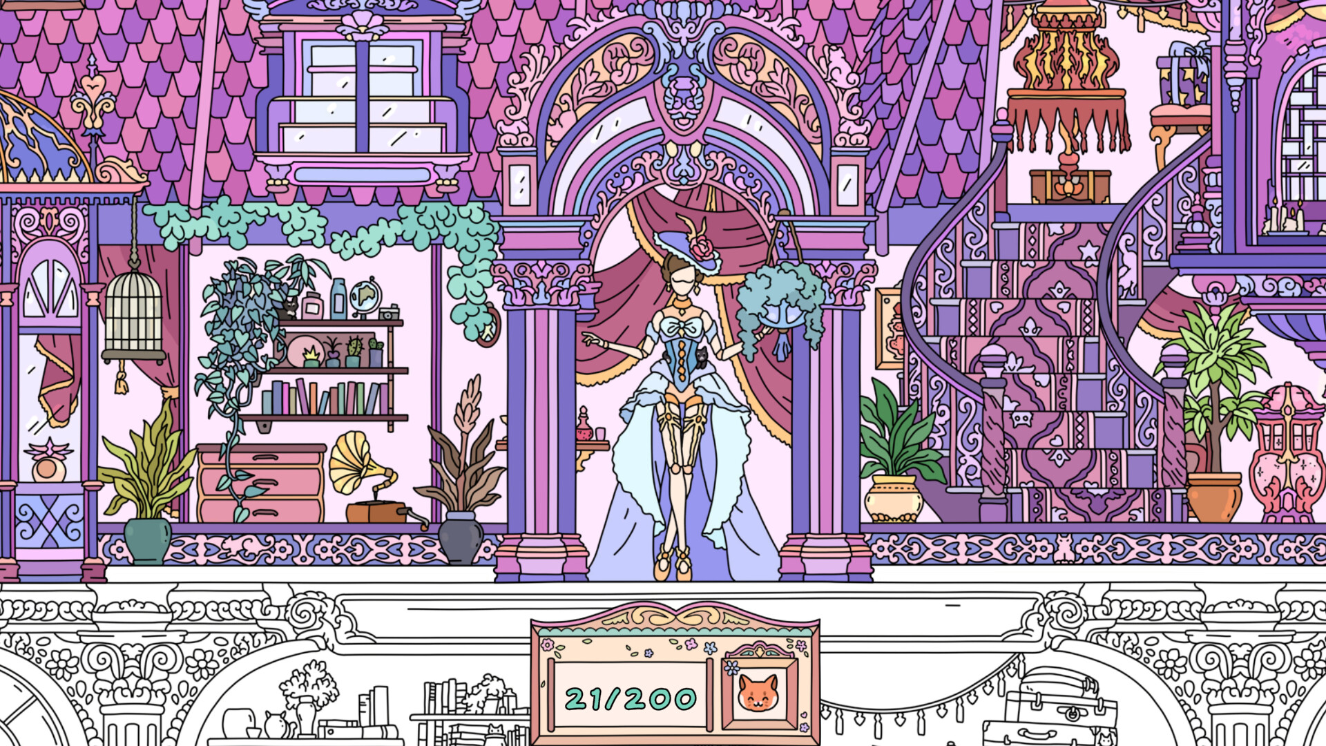 FIND KITTENS 11: Dollhouse screenshot 2