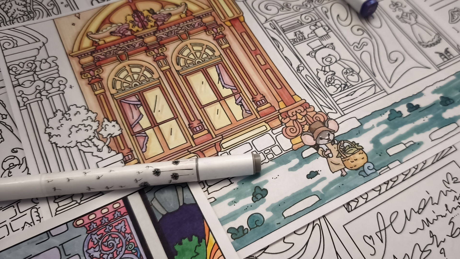 FIND KITTENS 11: Dollhouse - Coloring Book screenshot 8