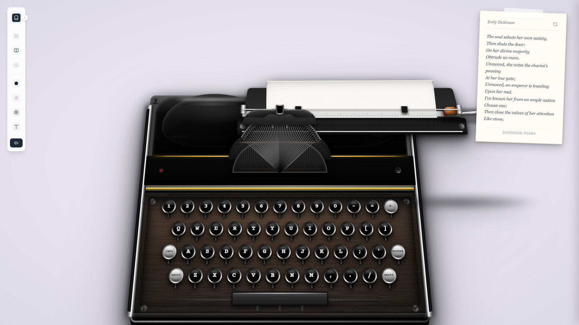 typewriter screenshot 1