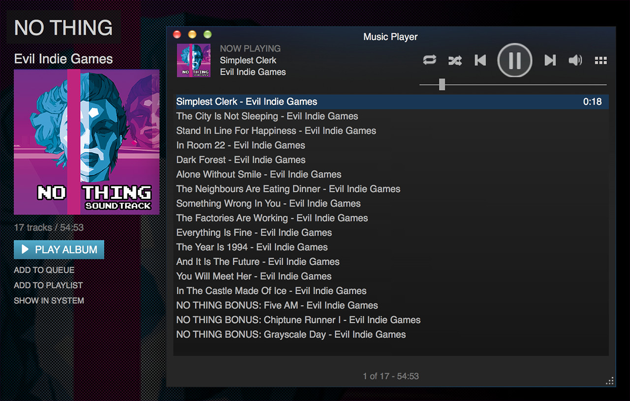 NO THING - Soundtrack screenshot 5