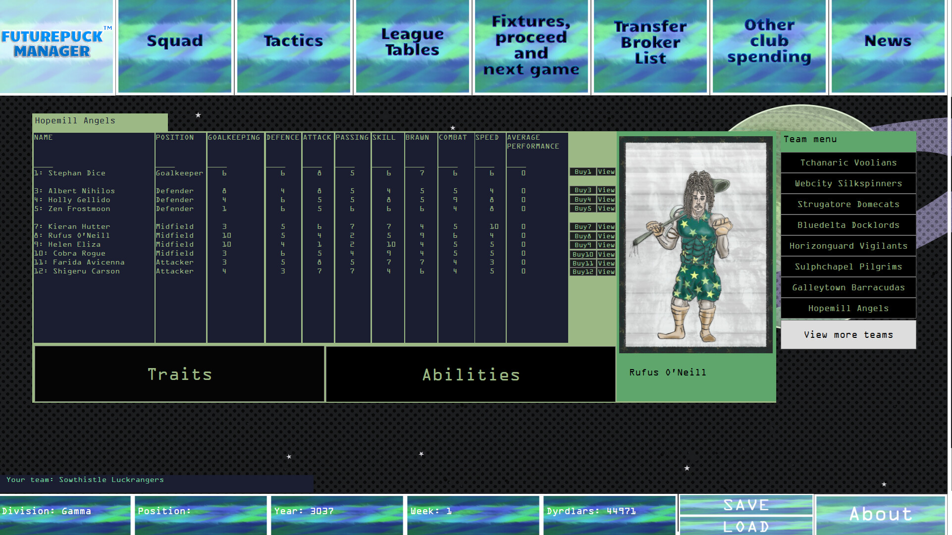 FuturePuck Manager screenshot 1