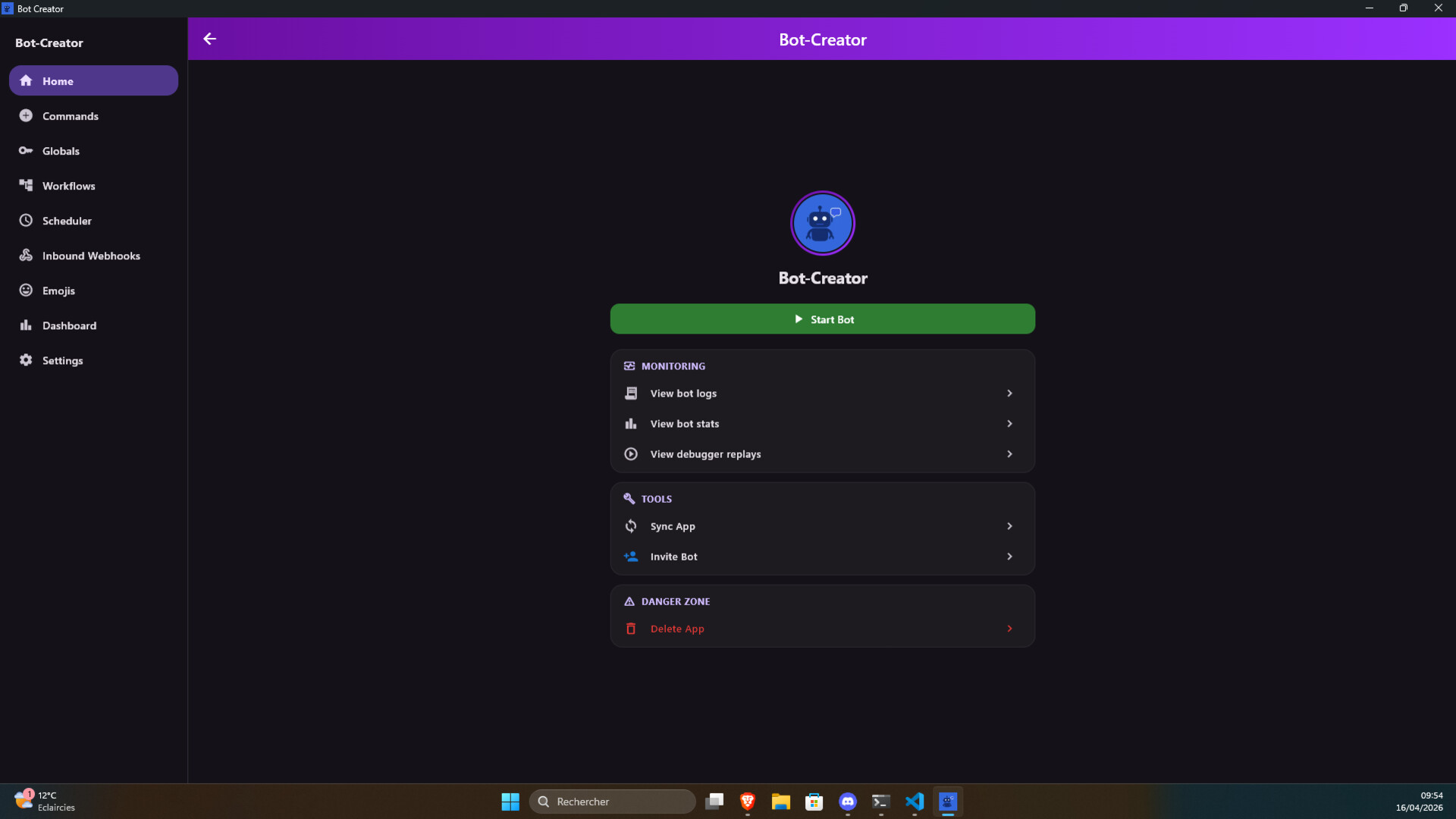 Bot Creator For Discord screenshot 1