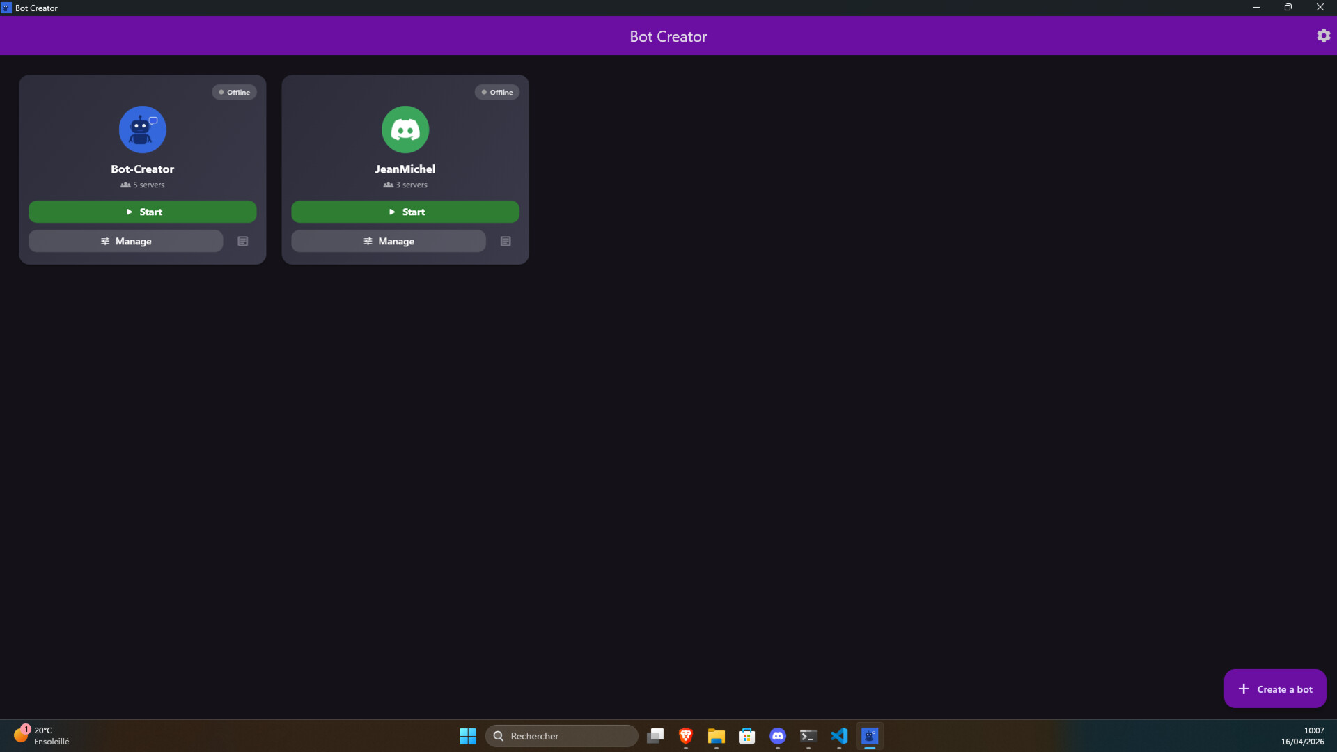 Bot Creator For Discord screenshot 4