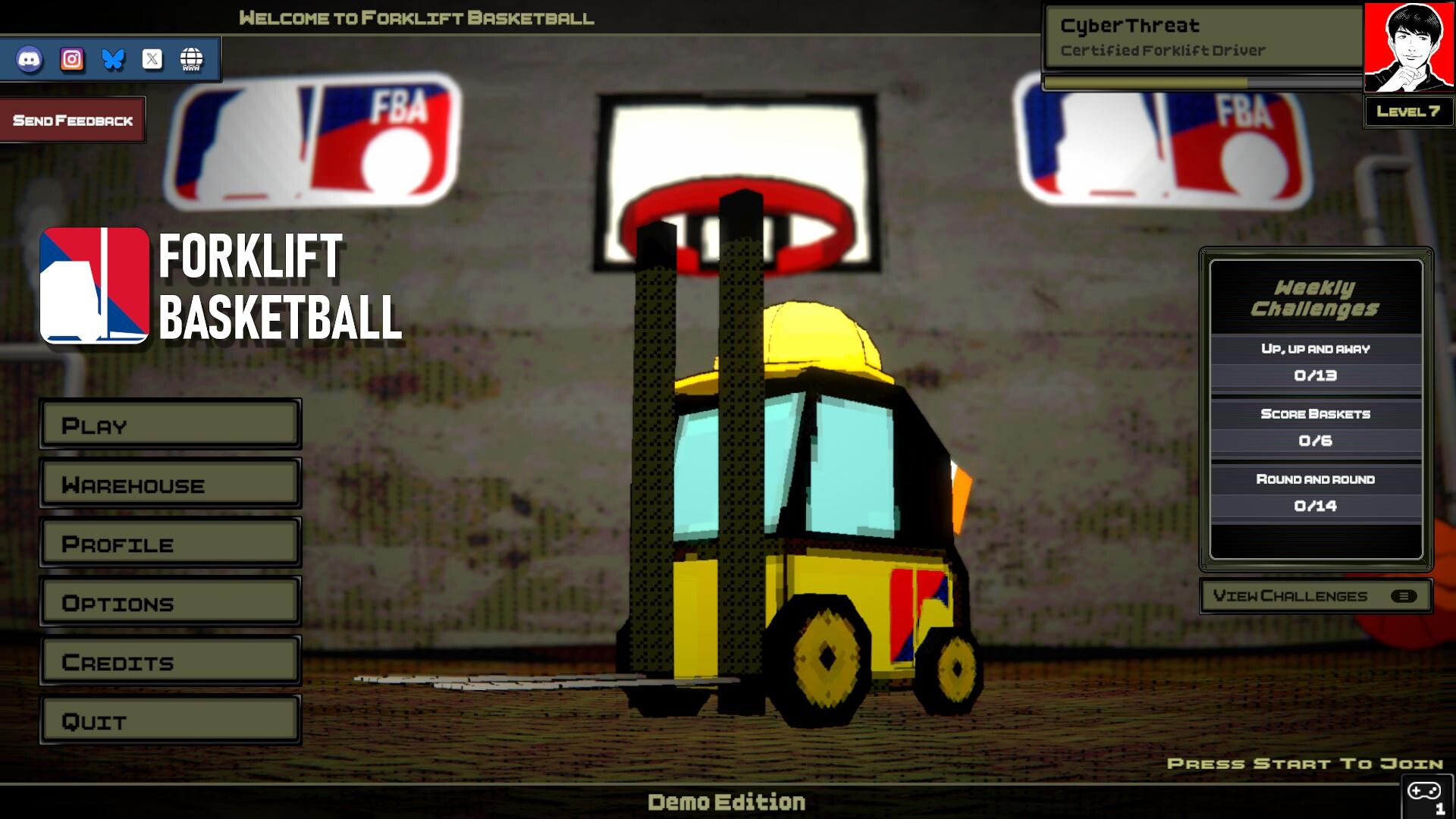 Forklift Basketball screenshot 6