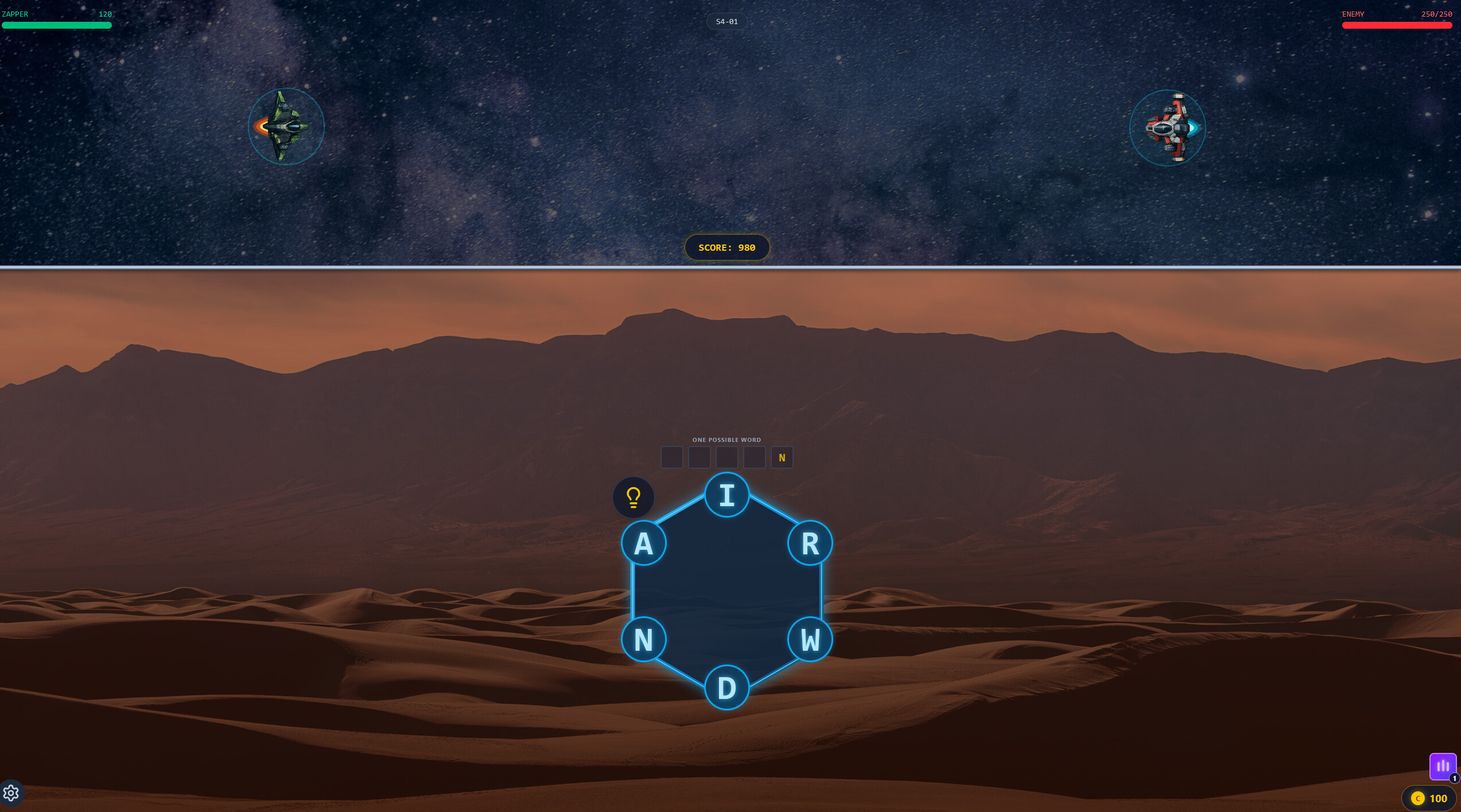 Word Space Blaster screenshot 3