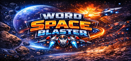 Word Space Blaster — Steam header