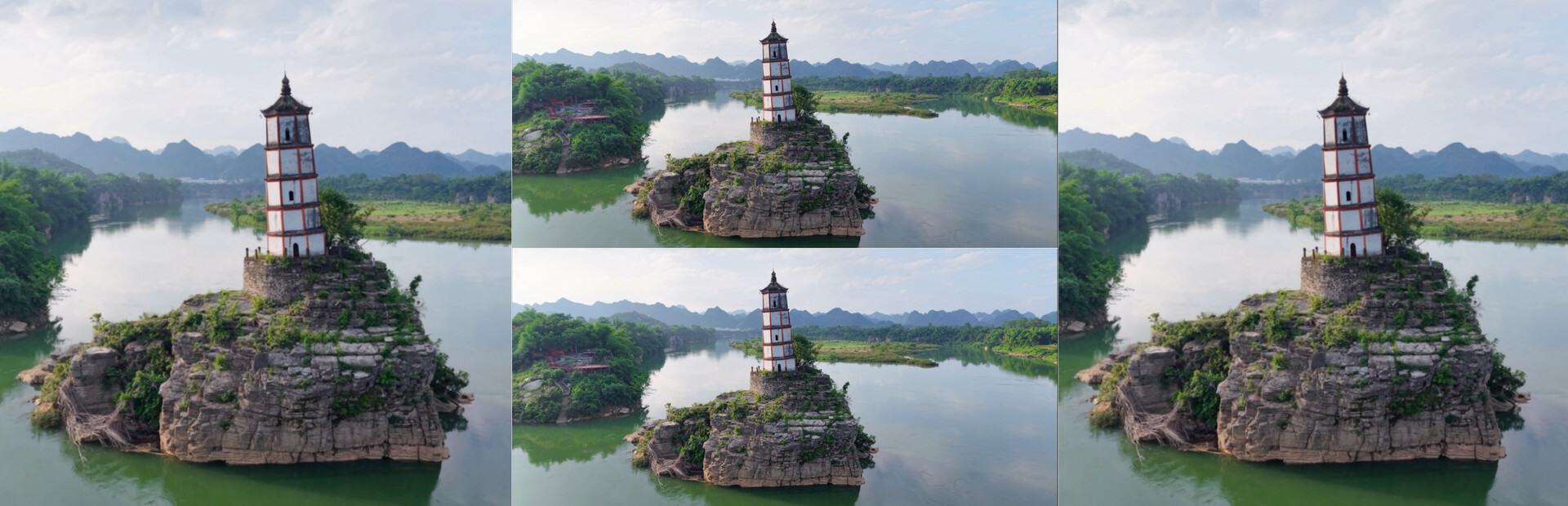 Gui Long Leaning Tower In Chongzuo