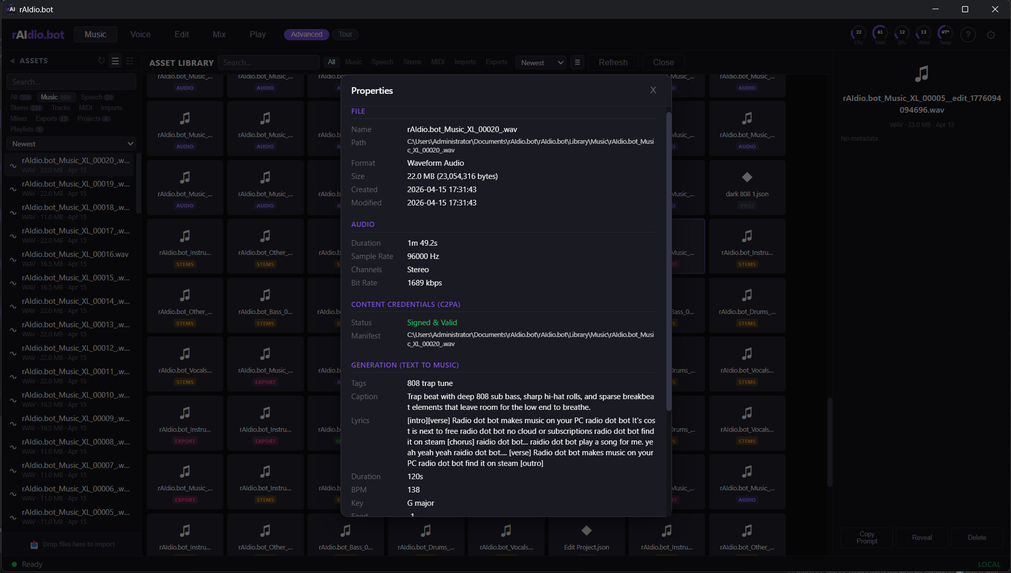 rAIdio.bot screenshot 5