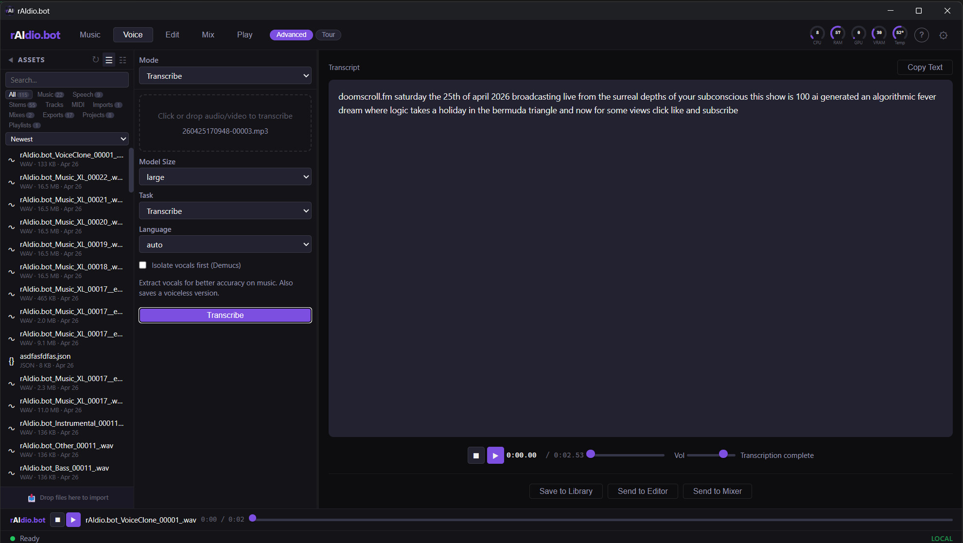 rAIdio.bot screenshot 8
