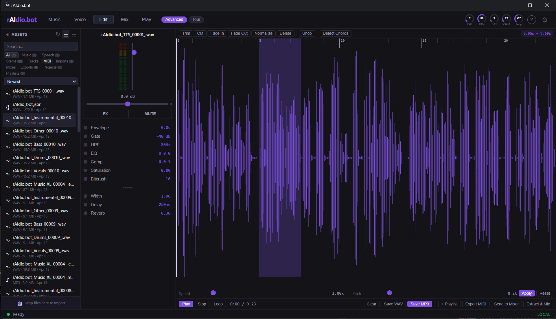 rAIdio.bot screenshot 2