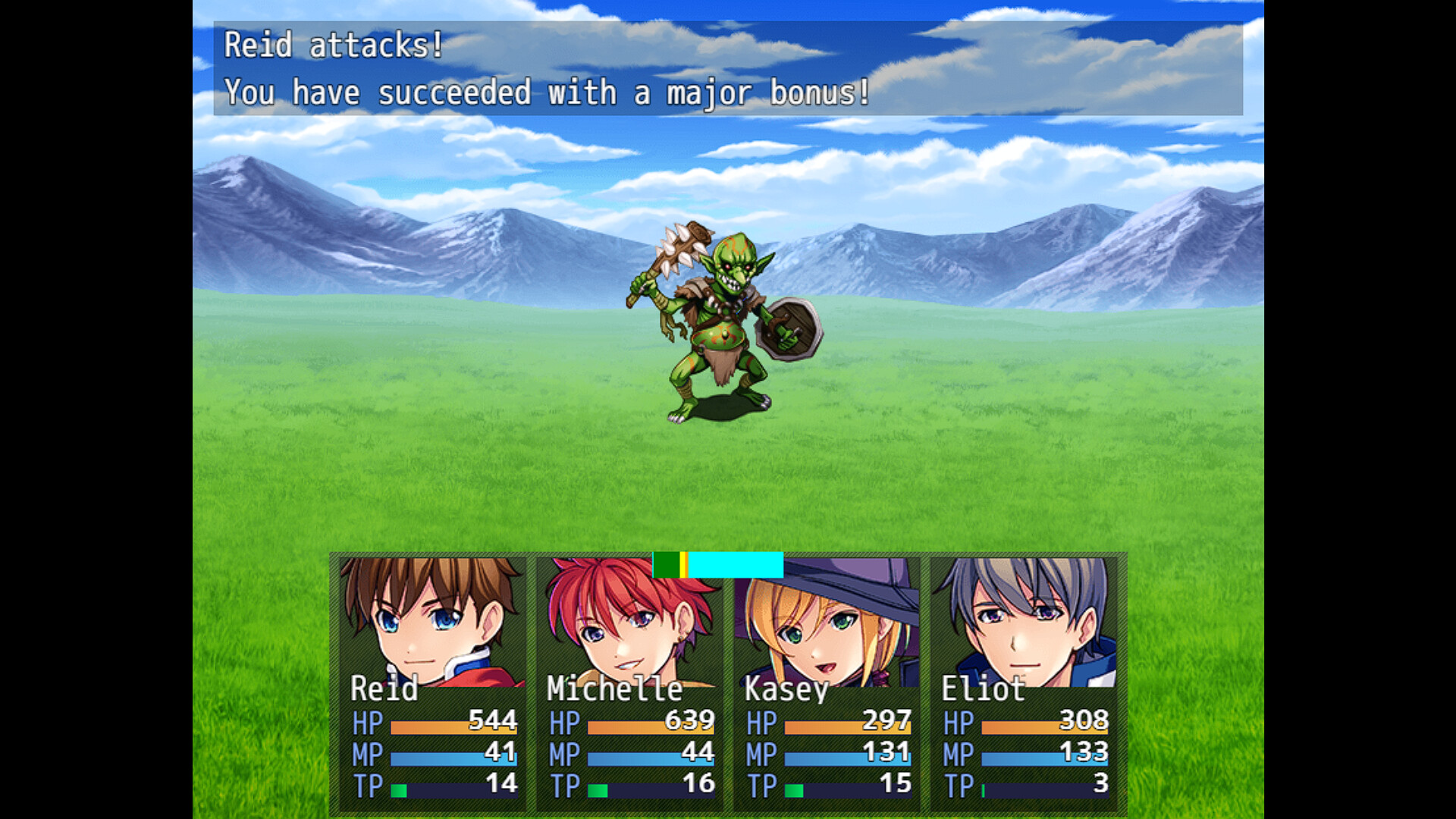 RPG Maker MZ - Timed Input Plugin screenshot 1
