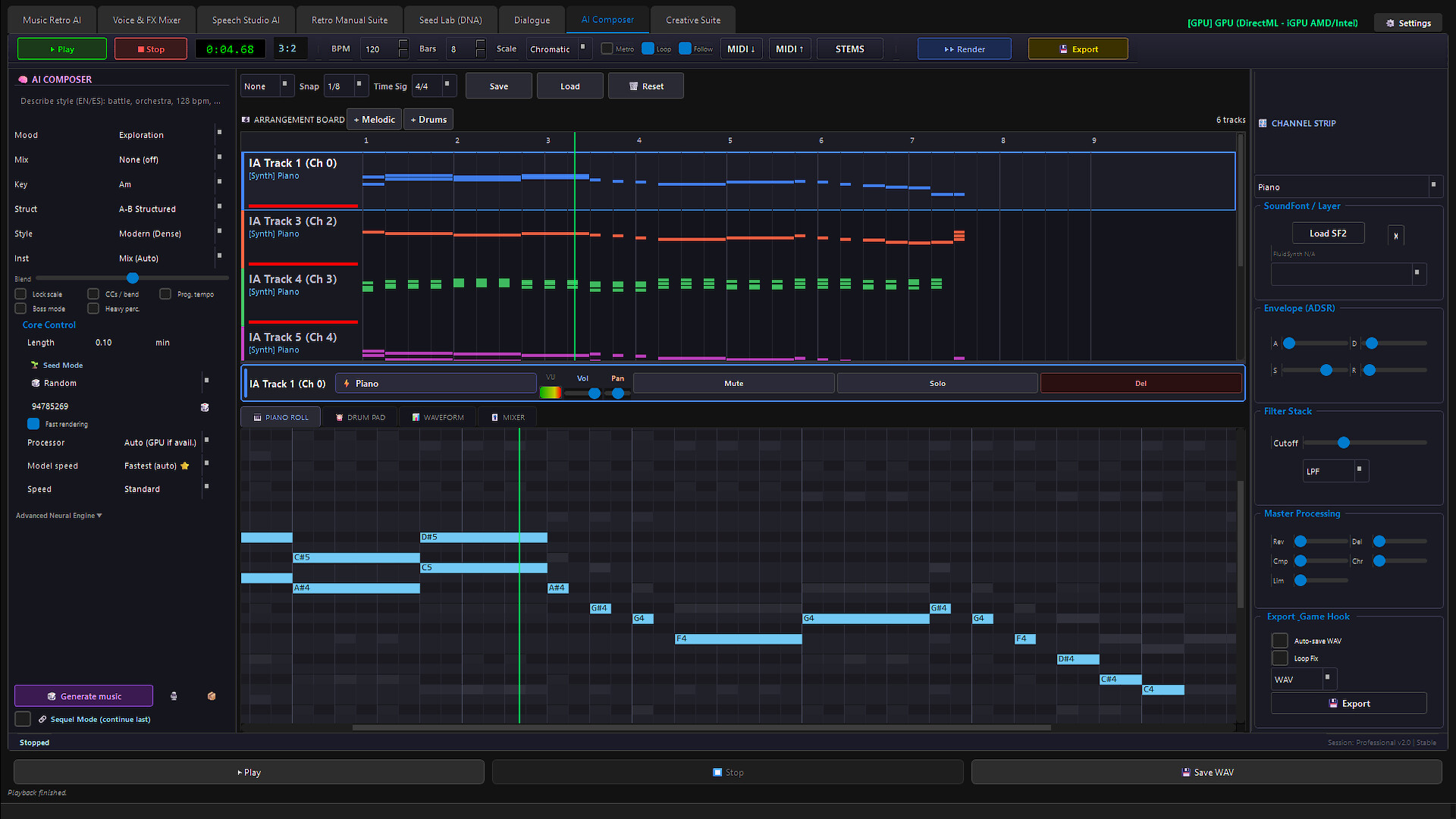 NeuralBeat Studio screenshot 1