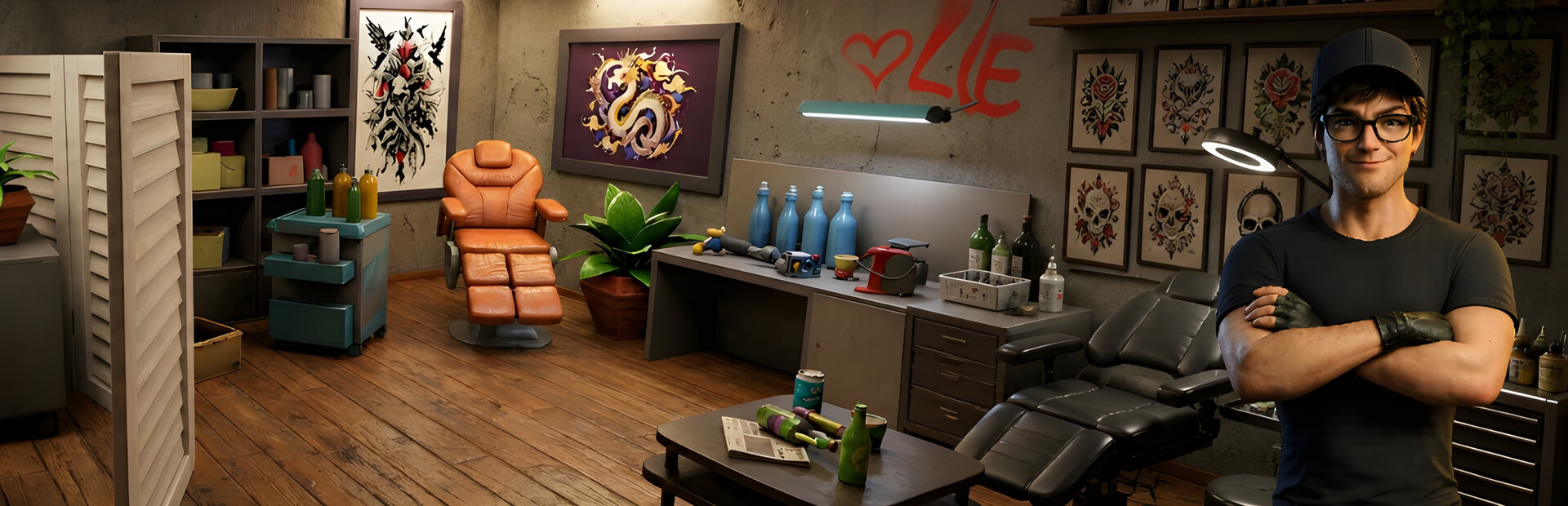 Tattoo Shop Simulator : Prologue