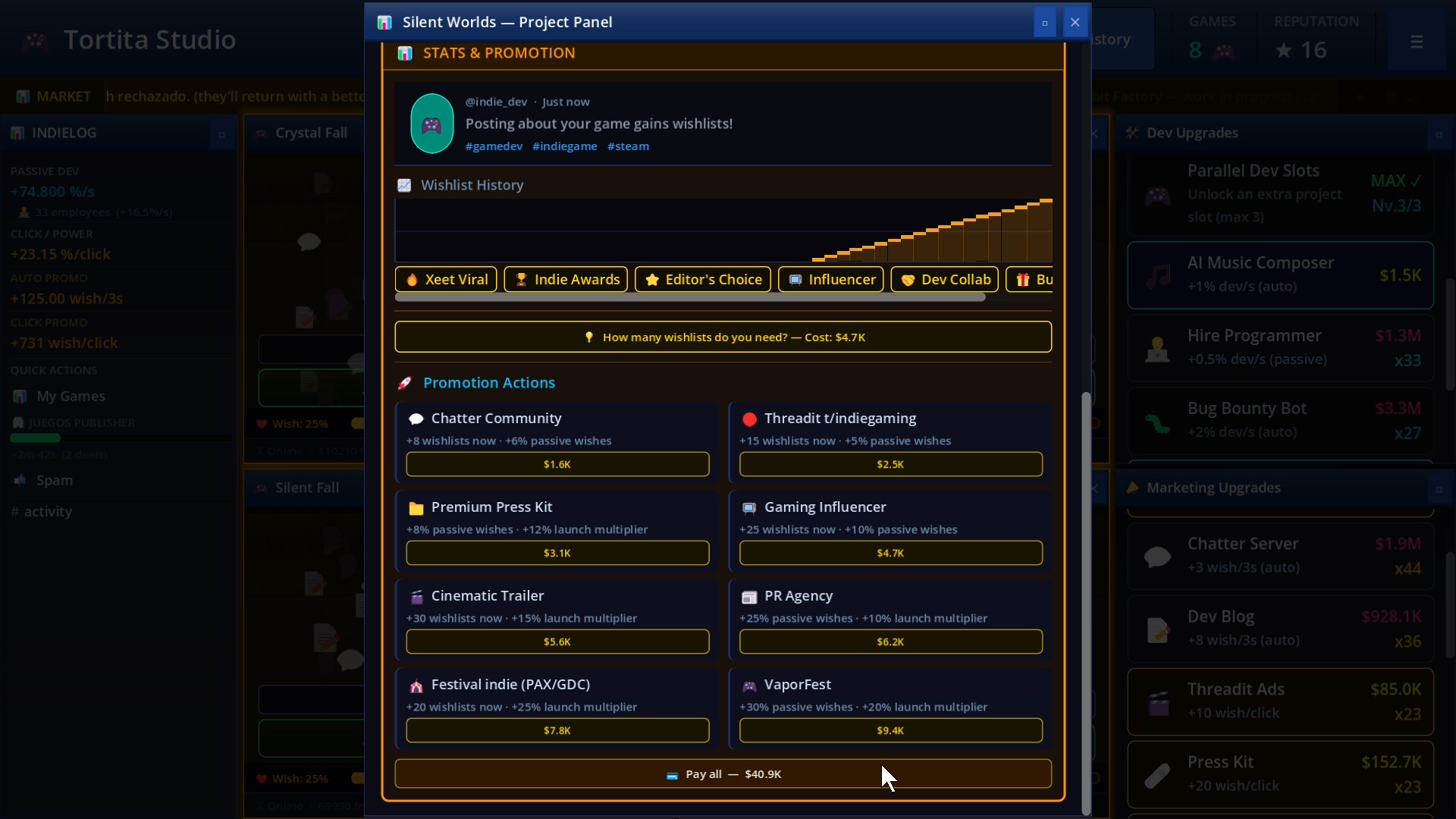 Game Dev Clicker Simulator screenshot 7