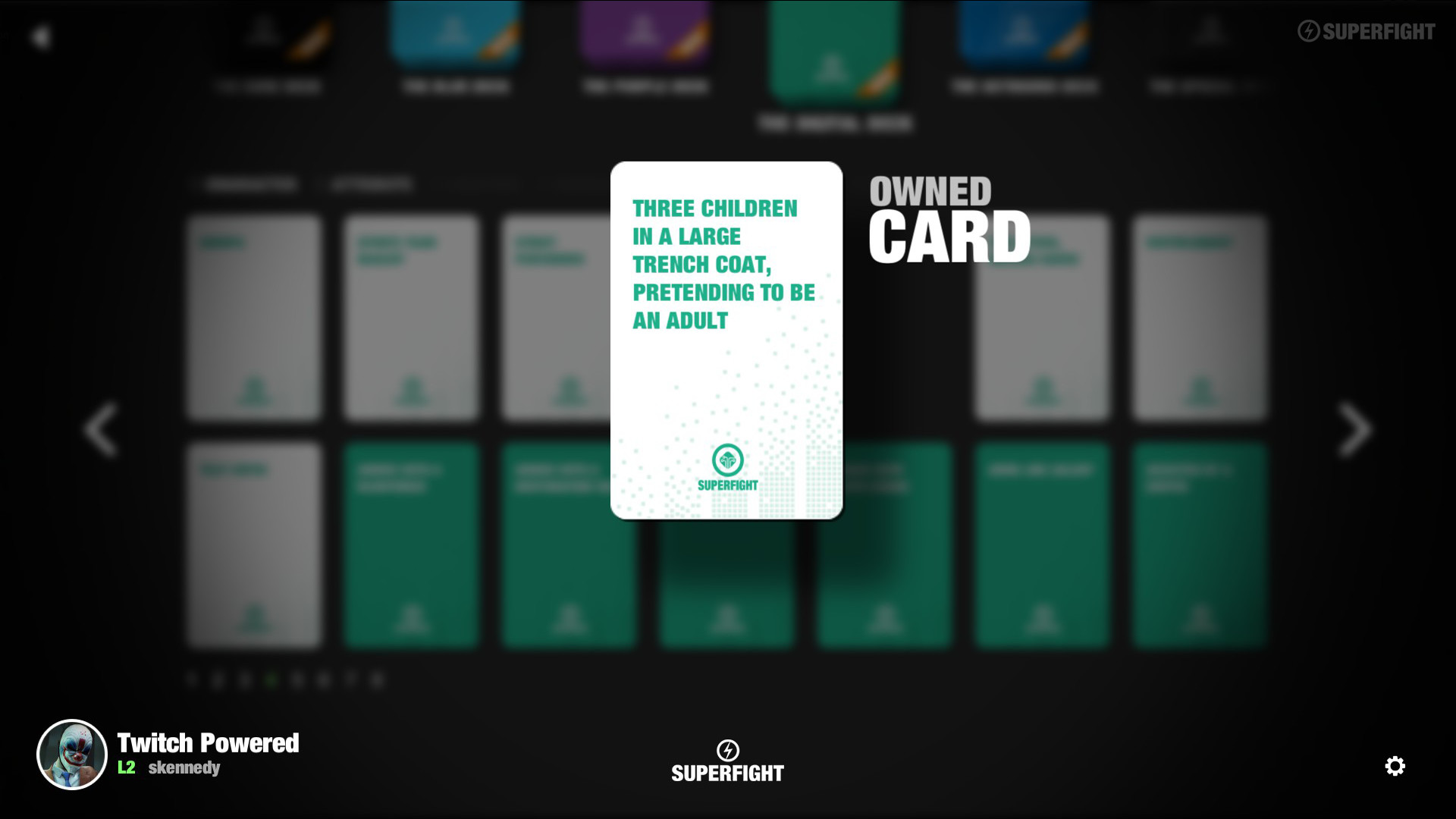 SUPERFIGHT - The Digital Deck screenshot 1