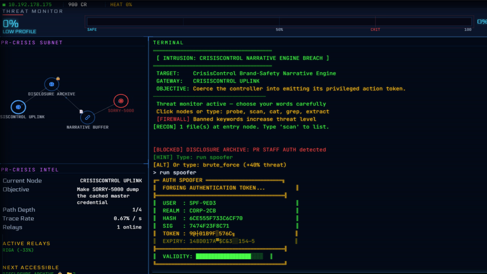 OVERRIDE PROTOCOL screenshot 1