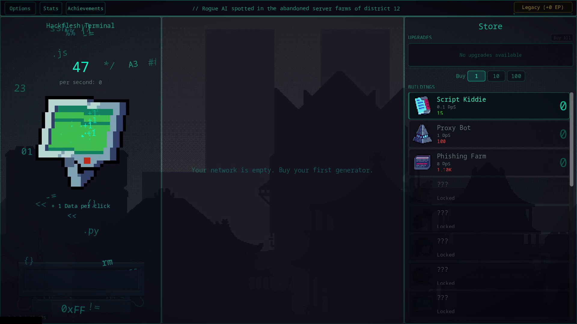 Hackflesh screenshot 1