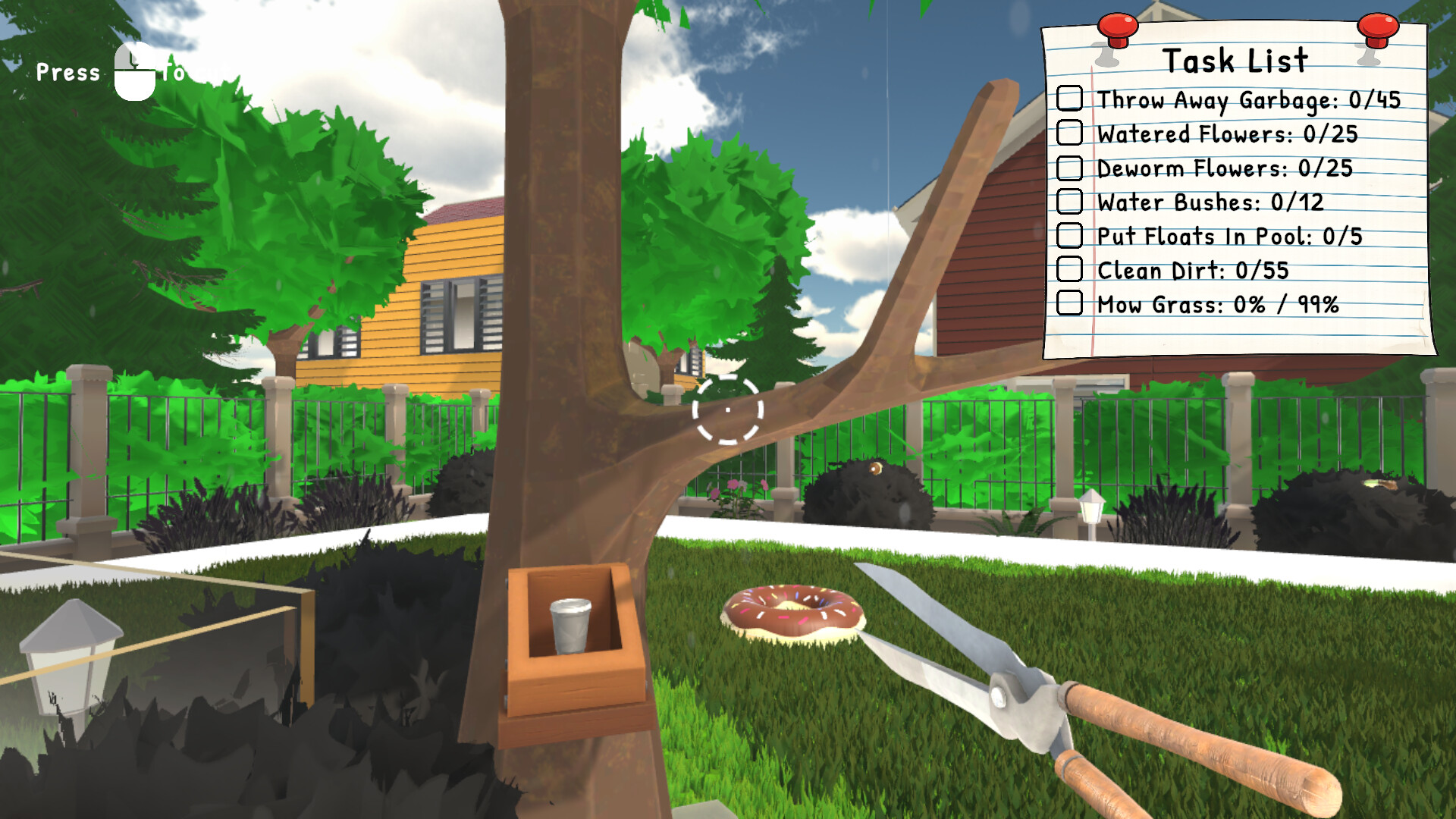 Garden Cleanup Simulator screenshot 9