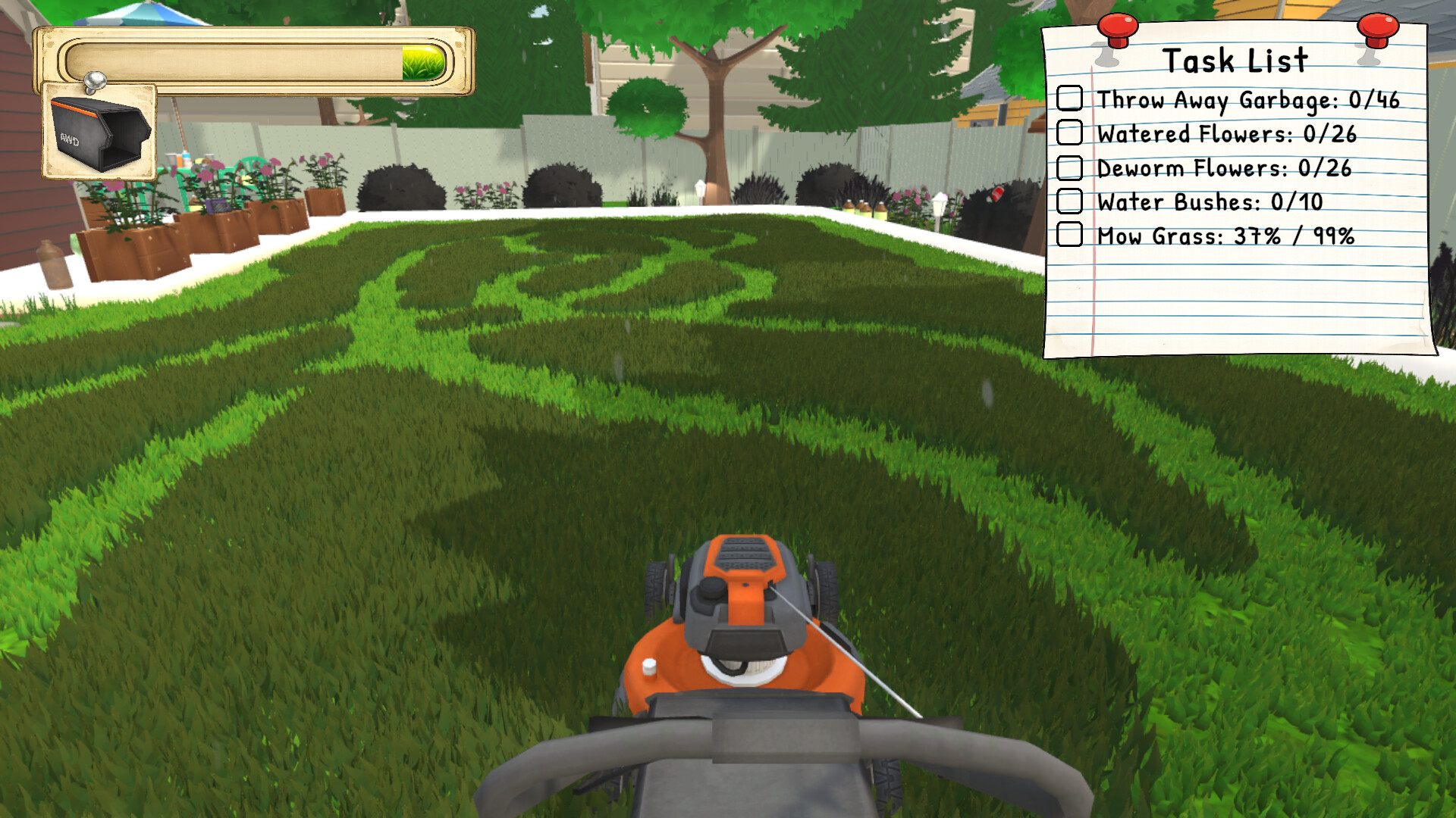 Garden Cleanup Simulator screenshot 1