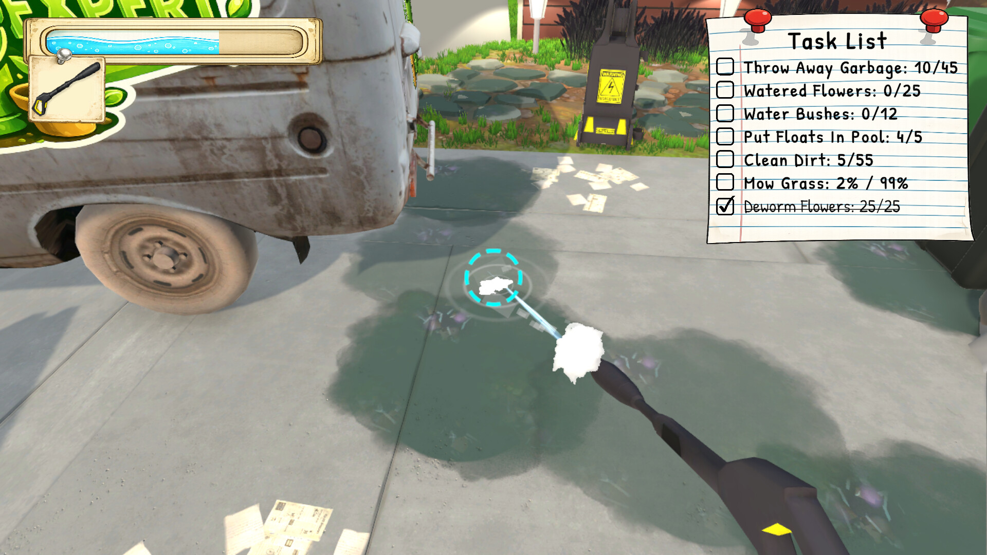 Garden Cleanup Simulator screenshot 4