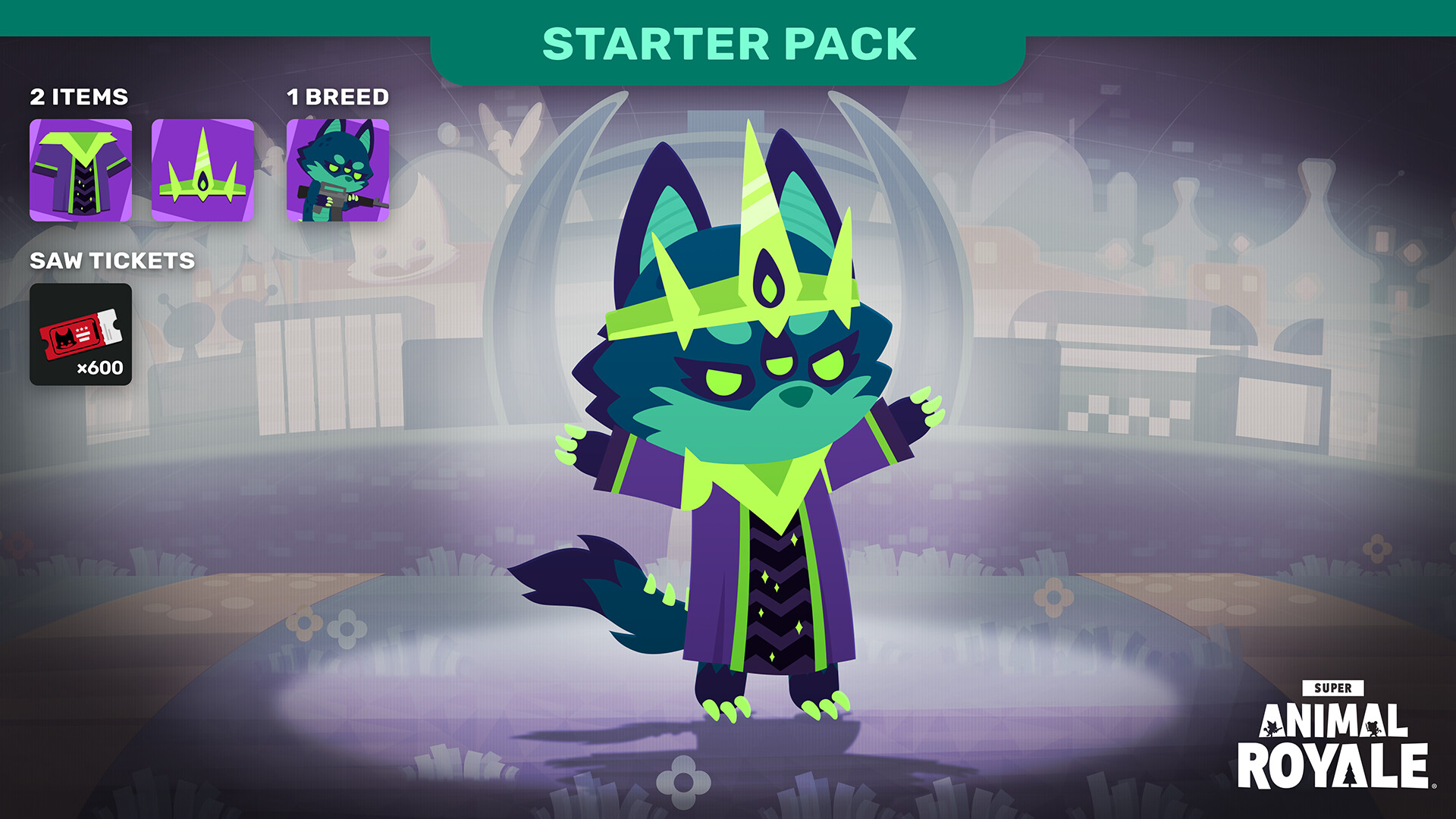 Super Animal Royale Alien Overlord Starter Pack screenshot 1