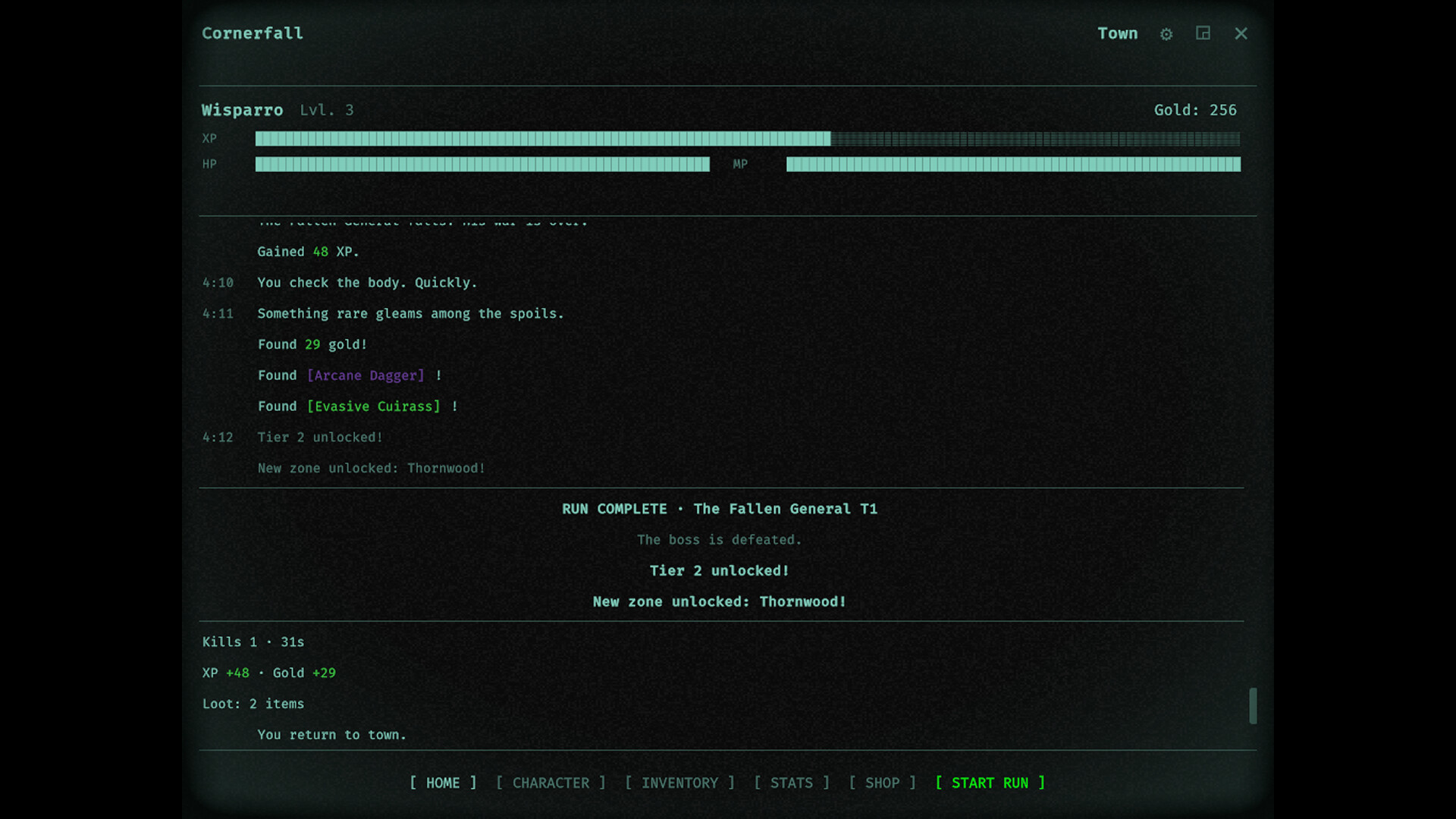 Cornerfall screenshot 1