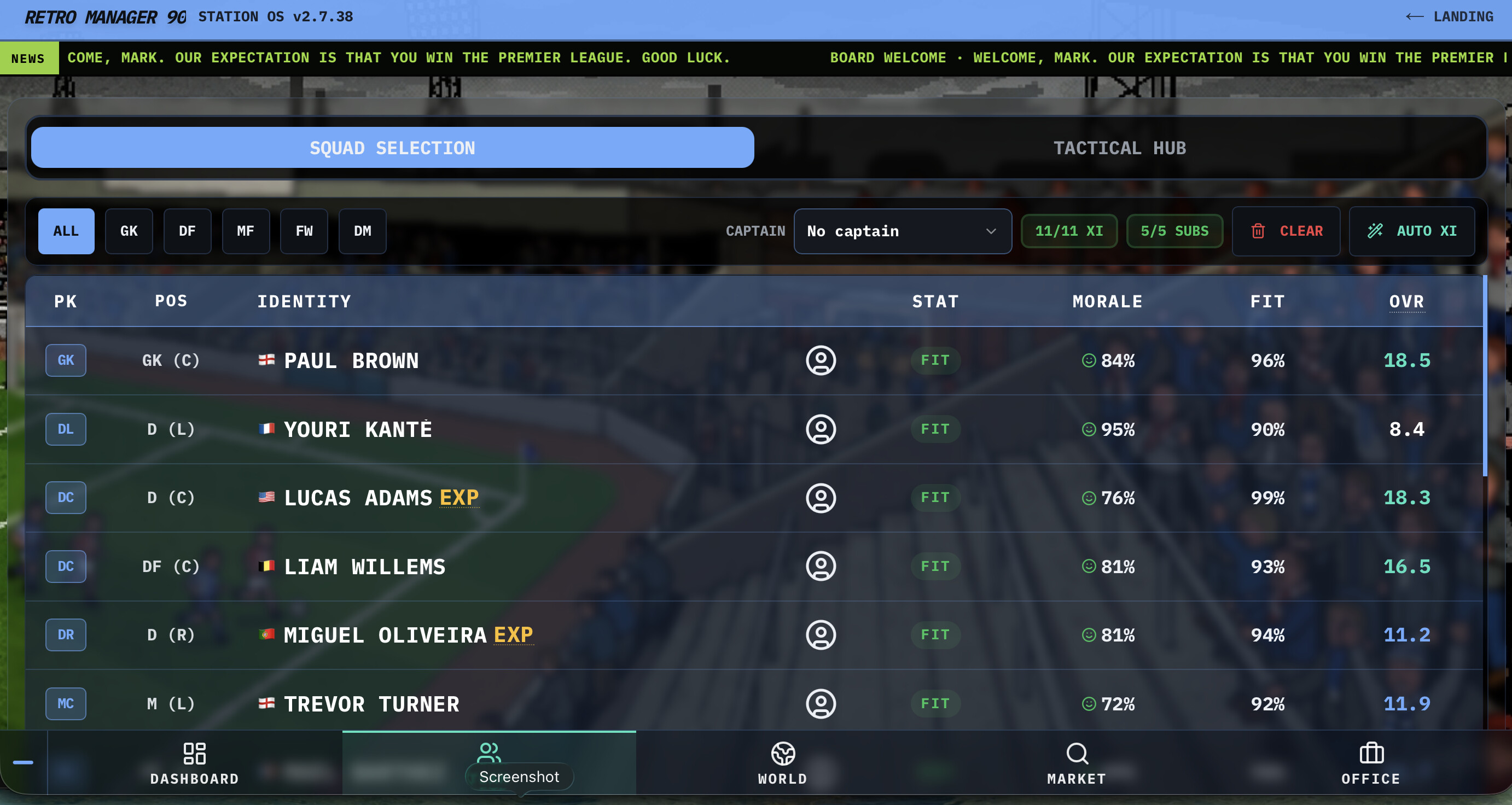 Retro Manager screenshot 9